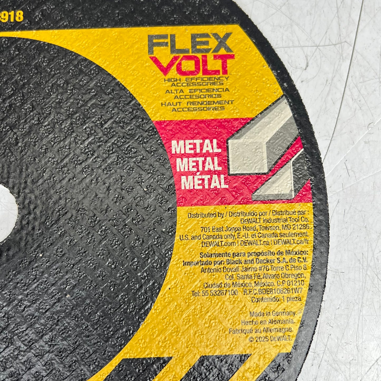 DEWALT (2 PACK) Abrasive Cut-off Wheel 60 Grit 9" Dia X 5/64" THK DWAFV8918