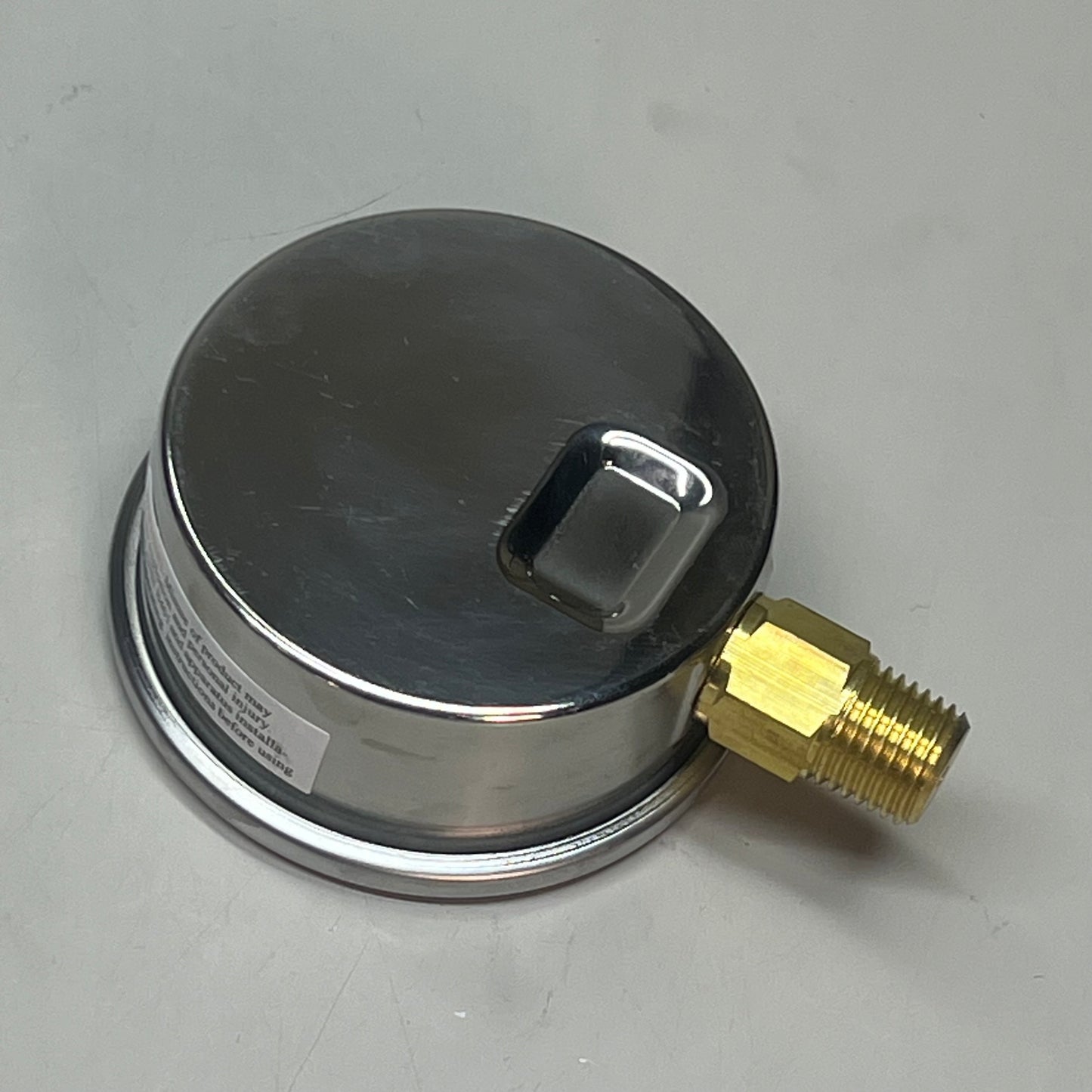 INDUSTRIAL CHOICE Stainless Steel Pressure Gauge 0-100 PSI 2.5" LS-100-2.5-SS-4