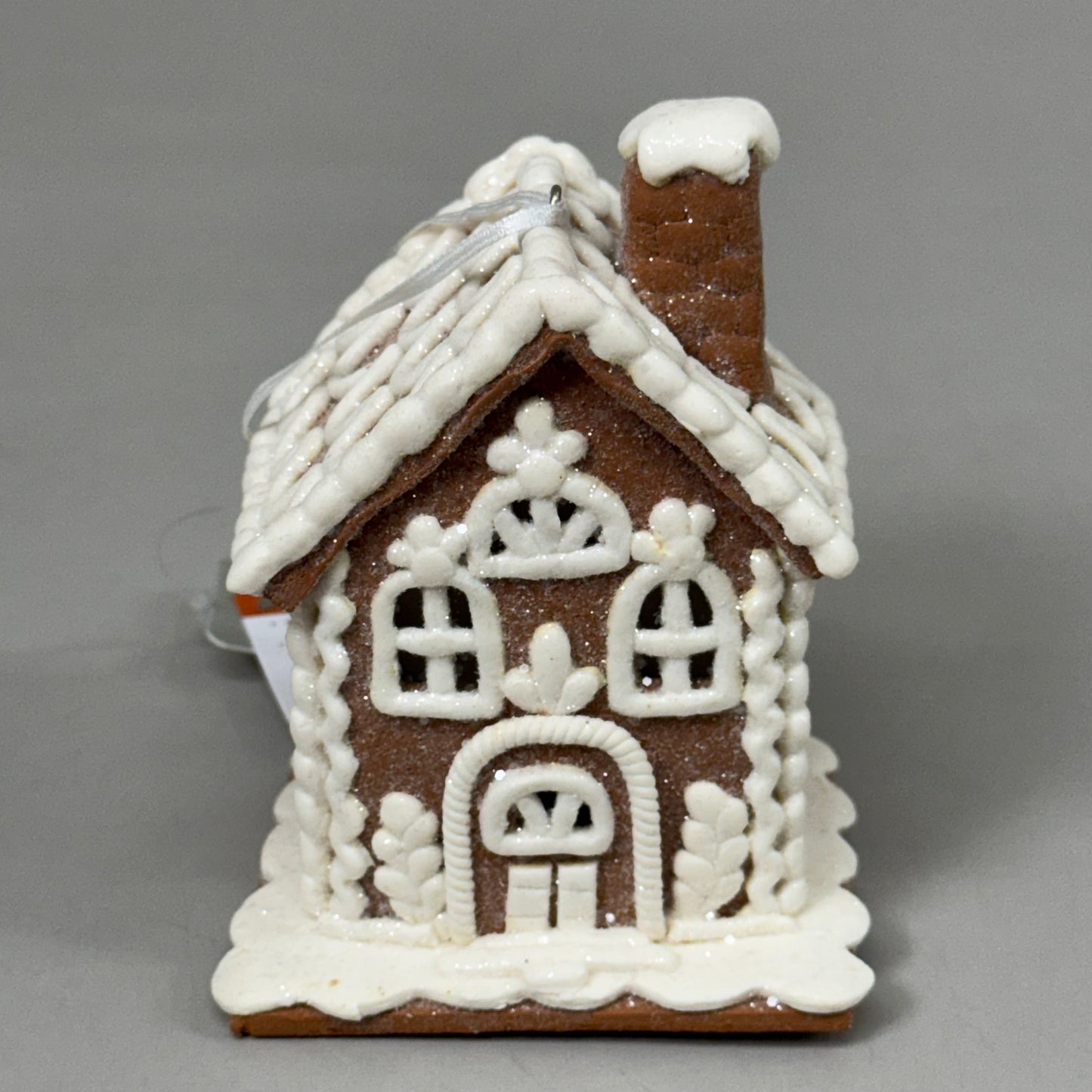 RAZ IMPORT (12 PACK) Assorted Lighted Gingerbread House Ornaments 4.25" 4416149