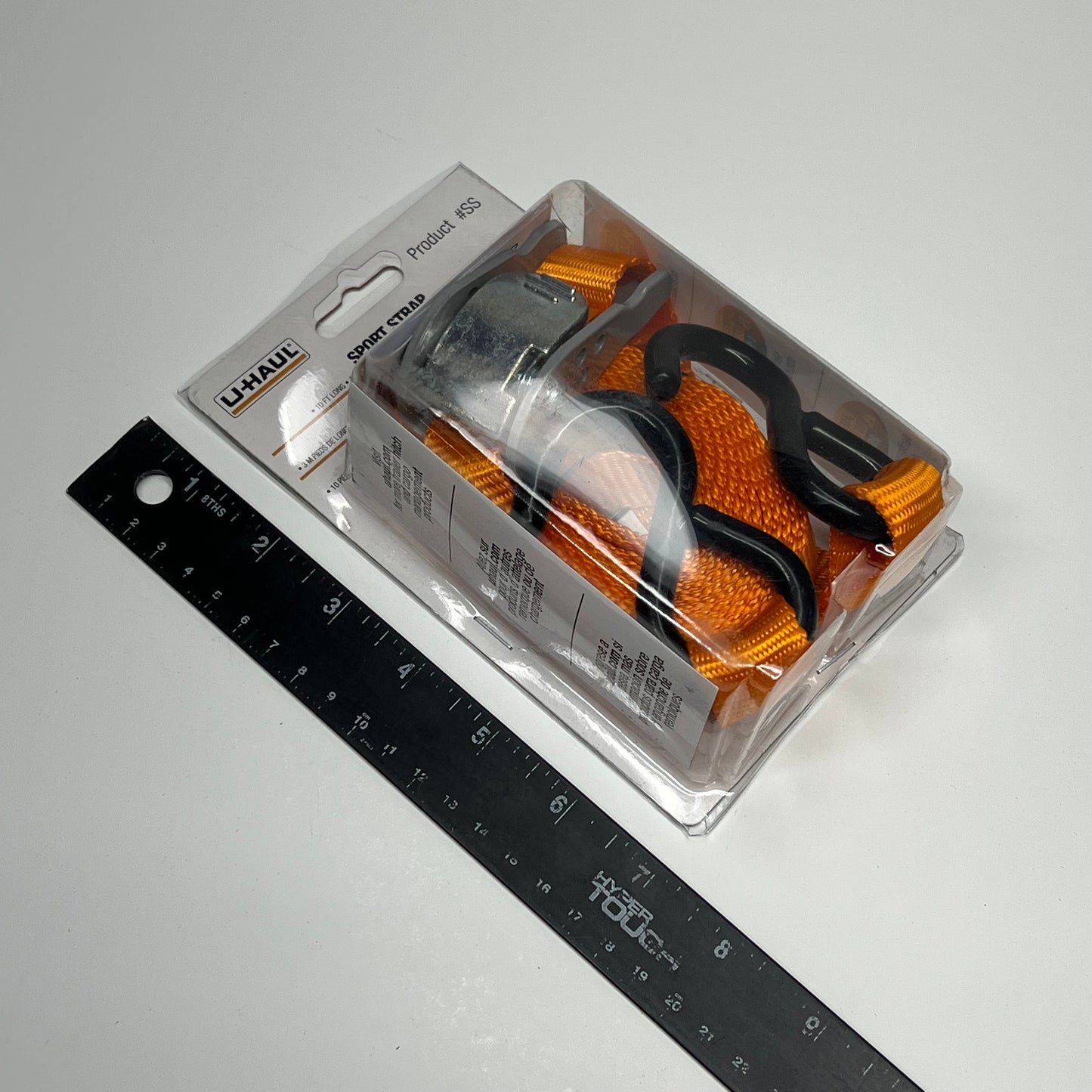 ZA@ UHAUL (2 PACK) Sport Strap  10' Long 1,500lb Break Strength Orange #SS
