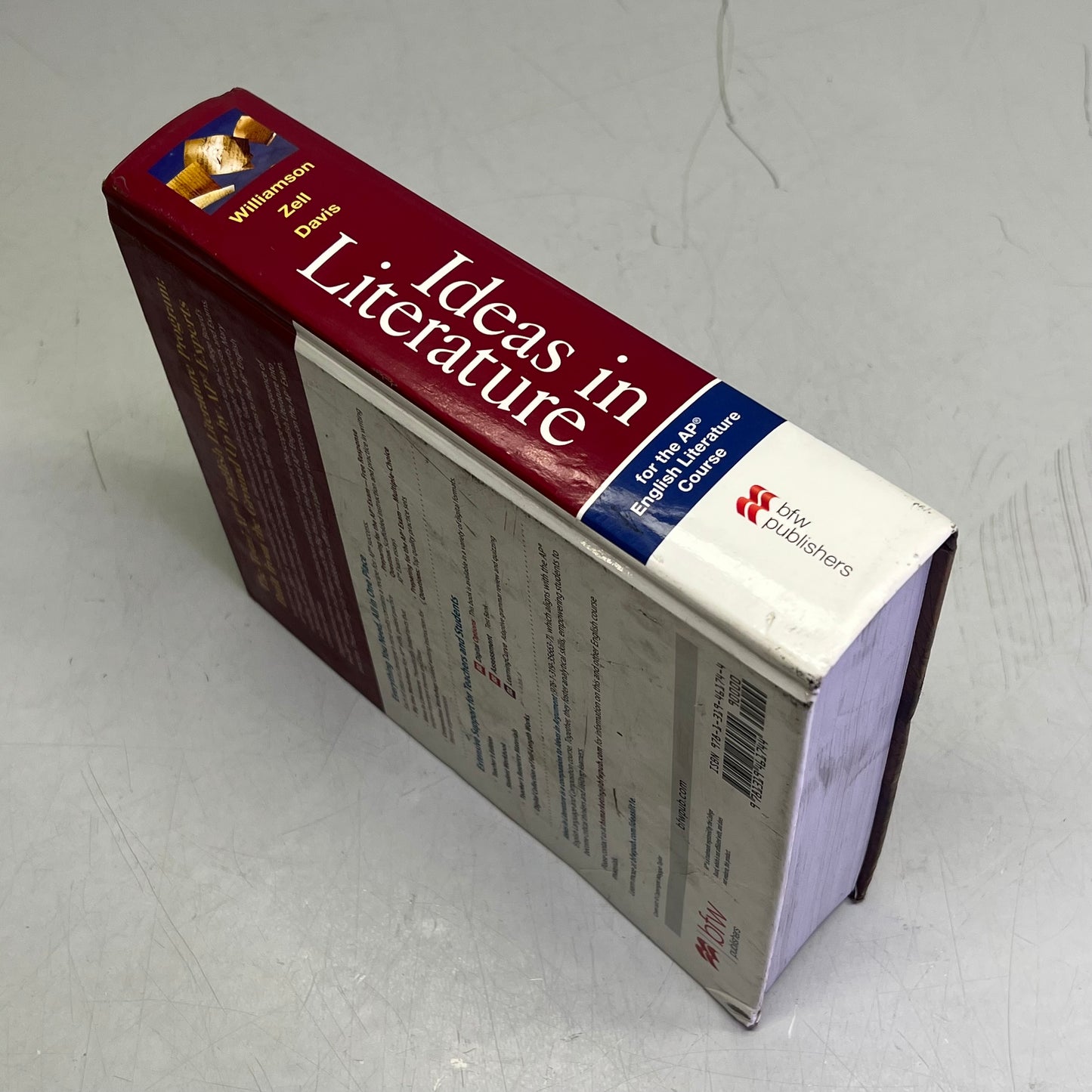 IDEAS IN LITERATURE AP English Literature Course Hardback Book 1st Ed (As-is)