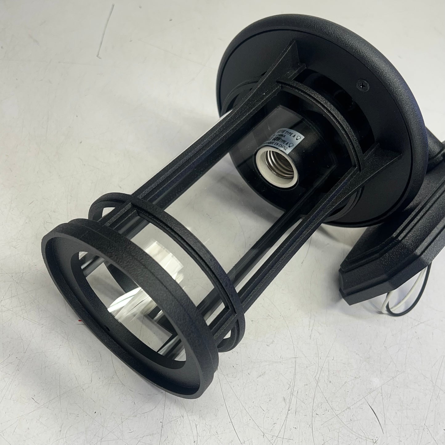QUORUM  Main Street Haley Tall Outdoor Wall Sconce 13" Matte Black 718-12-69