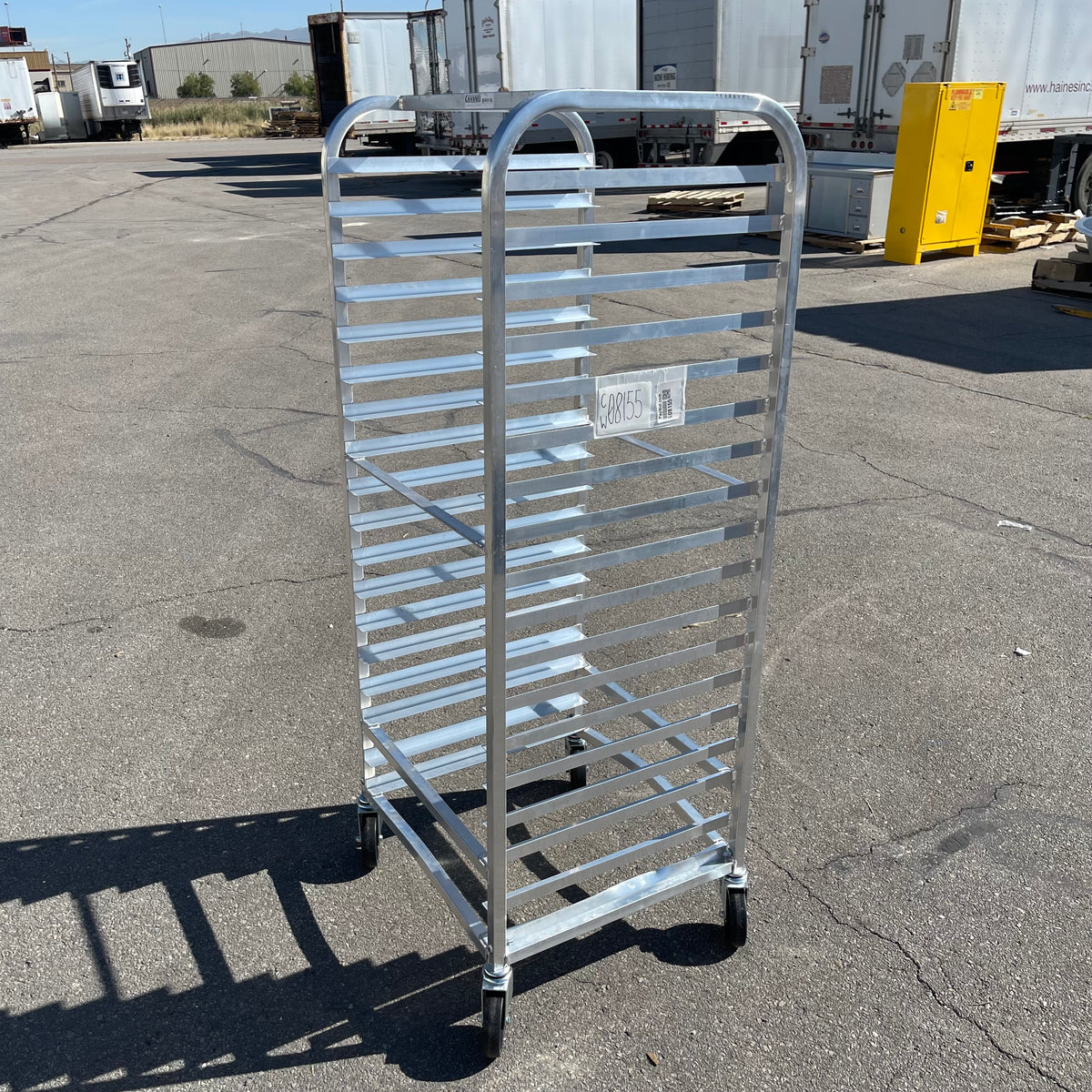 CHANNEL Donut Screen Rack 23"x24"x63" Aluminum 548A (B)