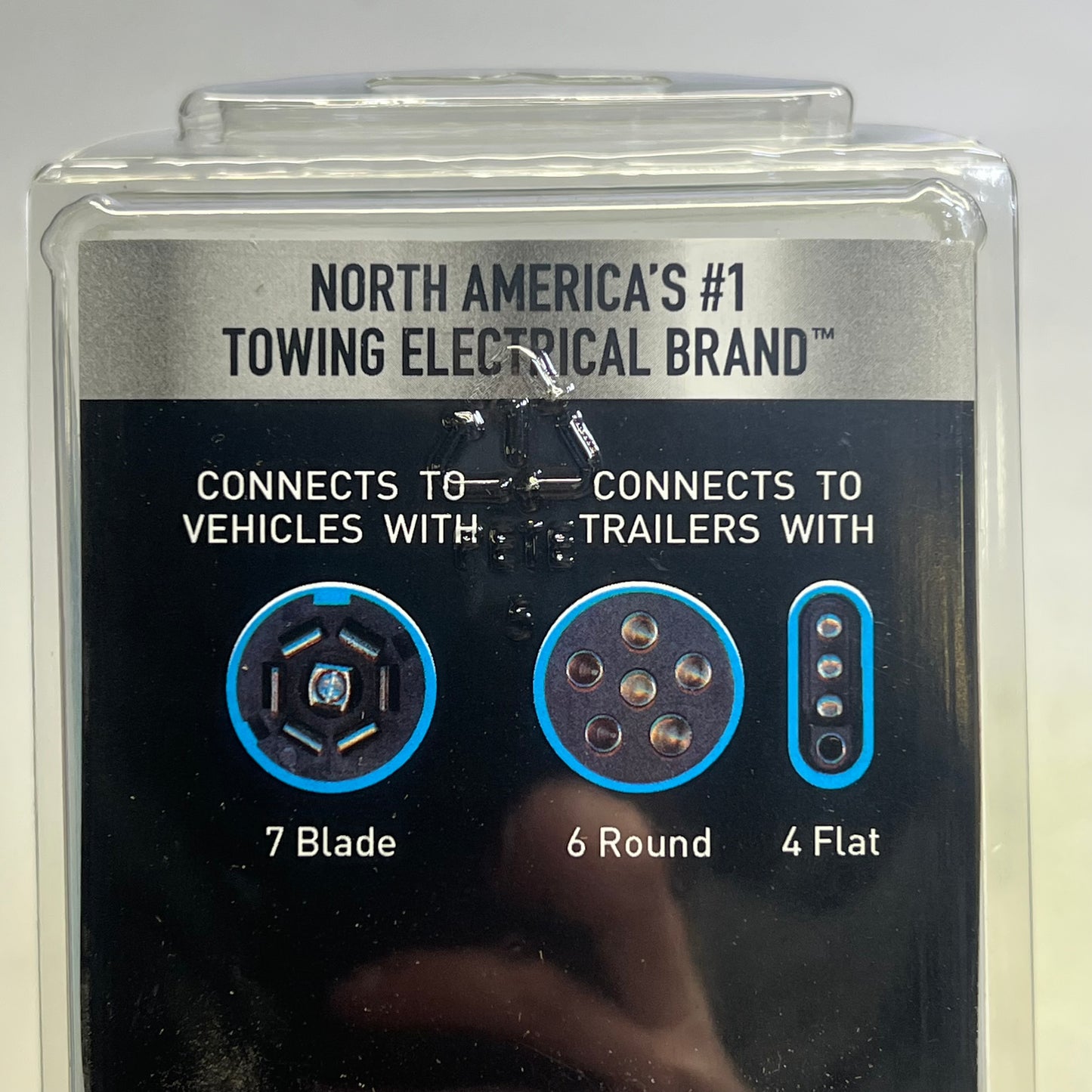 HOPKINS Multi-tow 7 Blade To 6 Round & 4 Flat Adapter (CP Electric Brake) 47575