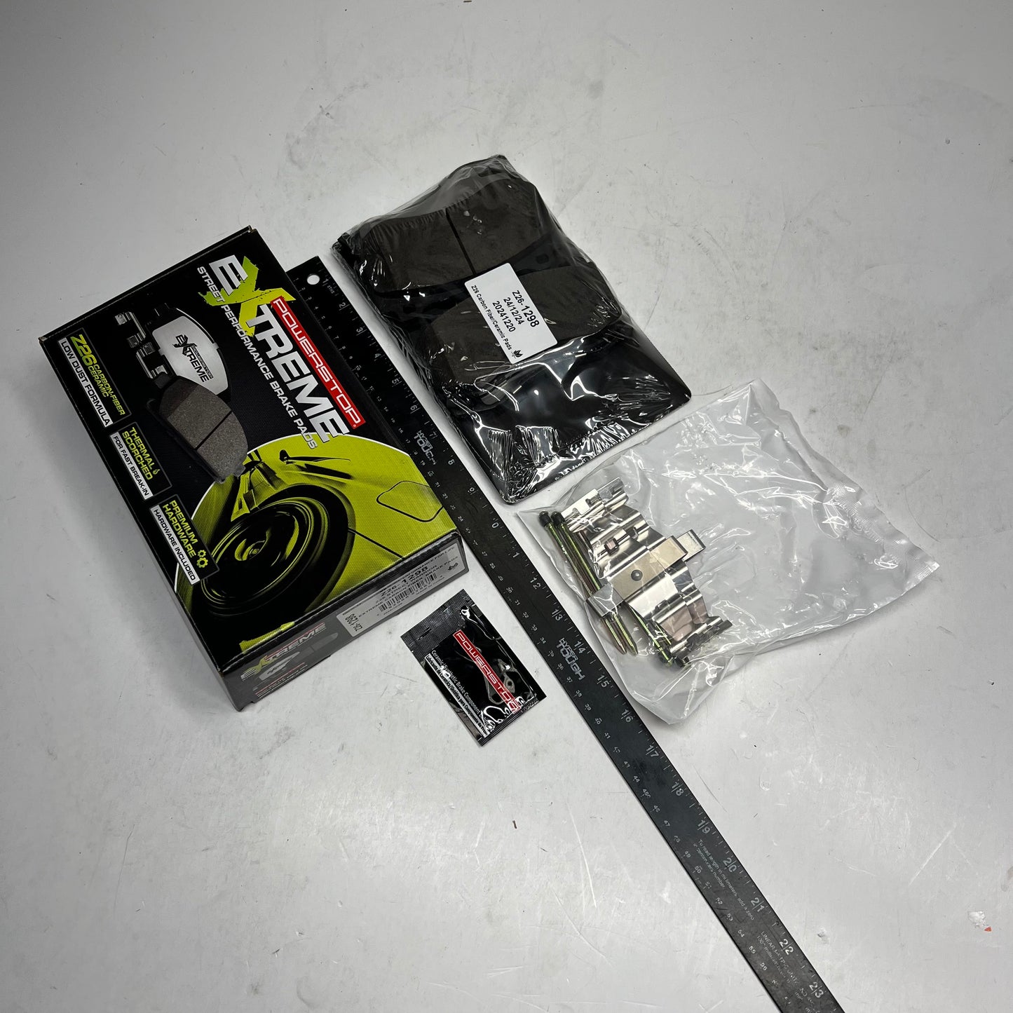 POWER STOP Carbon Fiber Ceramic Street Performance Brake Pads Front Z26-1298