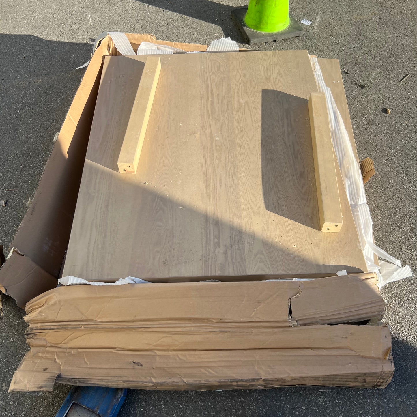 ZA@ Pallet of BOB'S Kitchen Table & Chairs 20071088002, Gray (AS-IS, Some Are Damage)