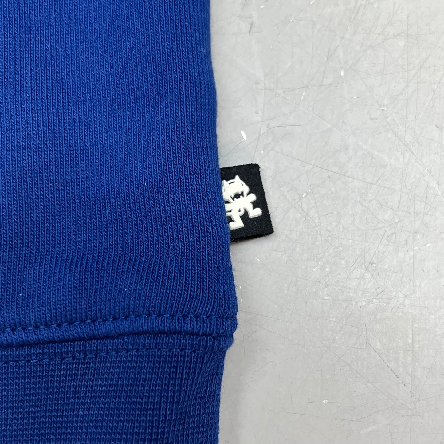 MONSTERCAT Records Full Zip Hooded Jacket W/ Printed Back Men's Sz S Blue