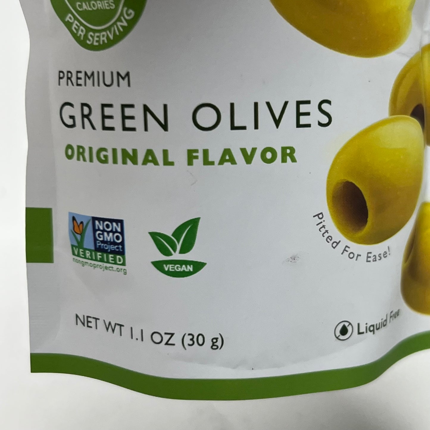 ZA@ POSHI (10 PACK) Snacks Green Olives Original Flavor 1.1 oz. BB 09/27