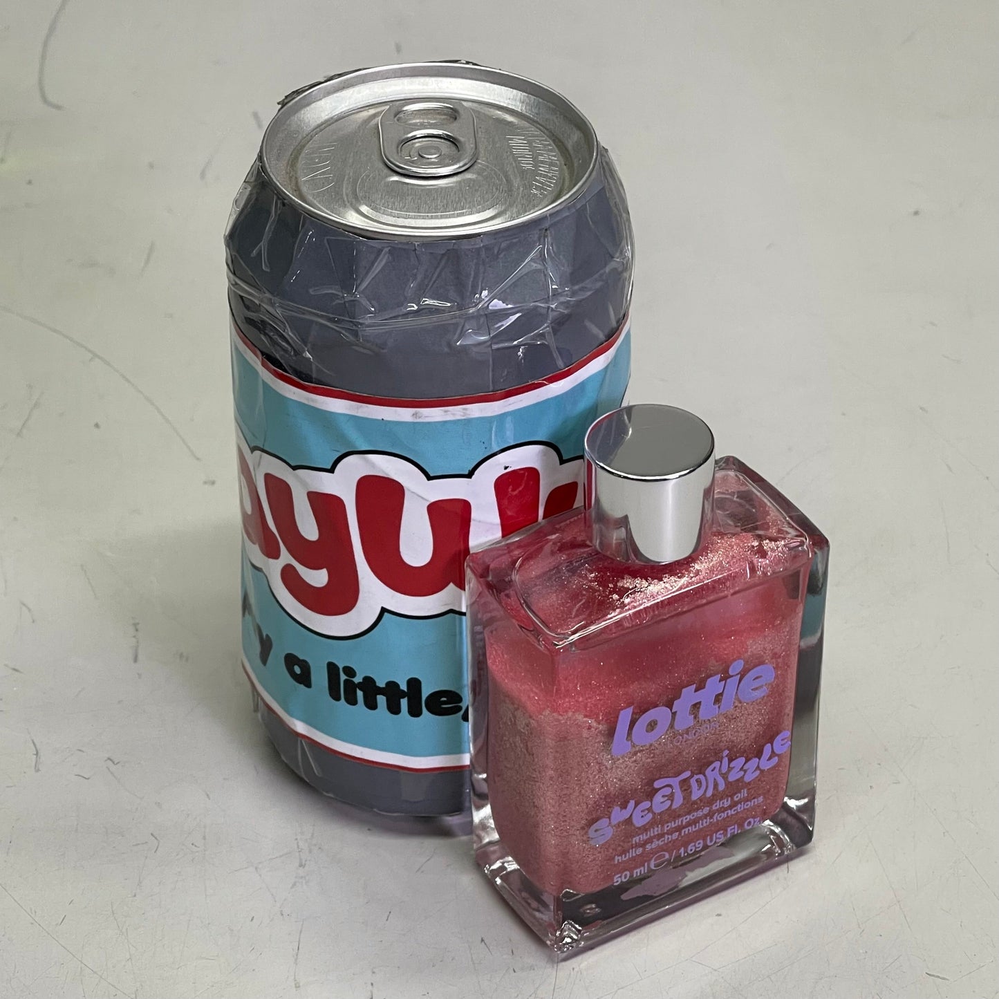 ZA@ LOTTIE LONDON (3 PACK) Sweet Drizzle Body Oil 1.69 fl oz "Pink Shimmer" SPR021 E