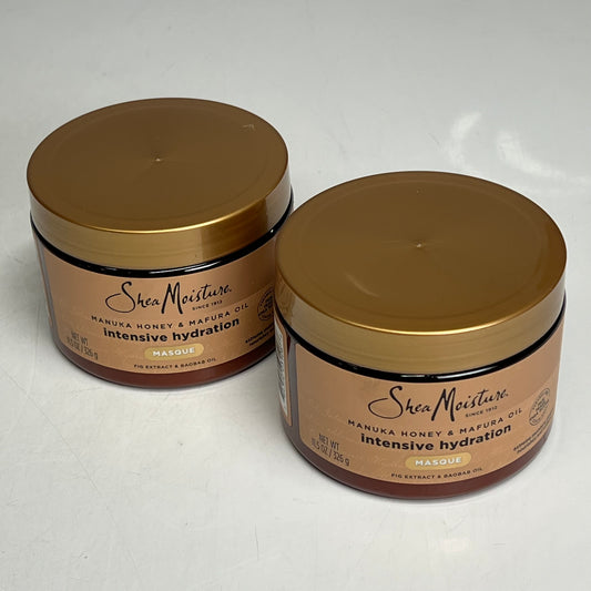SHEA MOISTURE (2 PACK) Honey & Mafura Oil Intensive Hydration Hair Mask 11.5oz