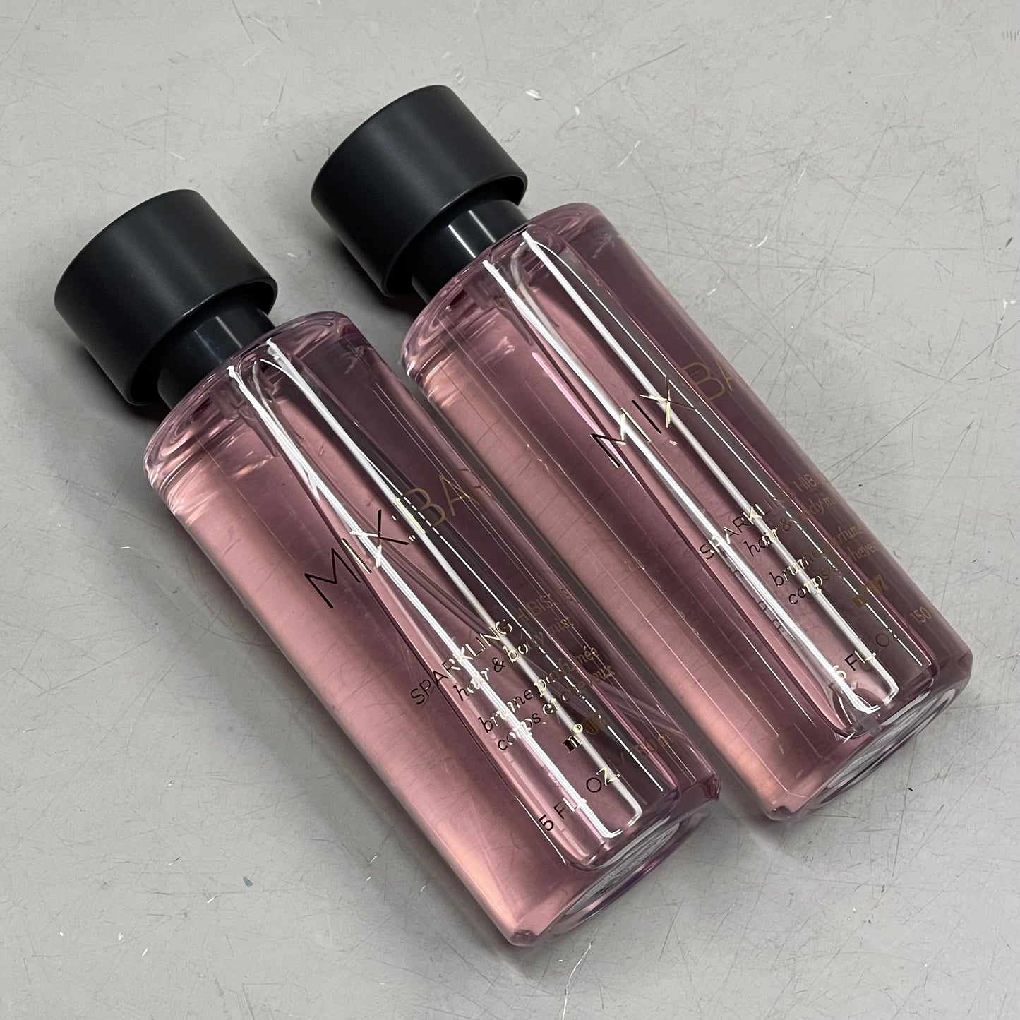 MIX:BAR (2 PACK) Hair & Body Mist Sparkling Hibiscus 5 fl oz each Clear 052-05-4019