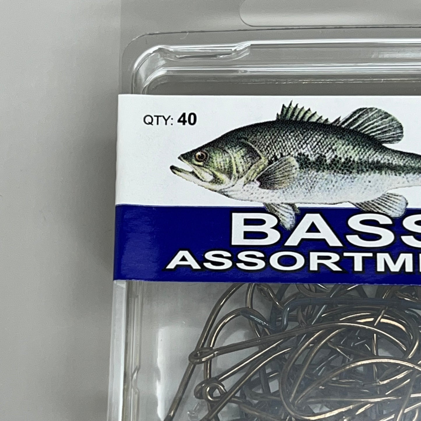 EAGLE CLAW (2 PACK) Bass Hook Assortment Value Pack Black/Bronze 40pc SPBASS