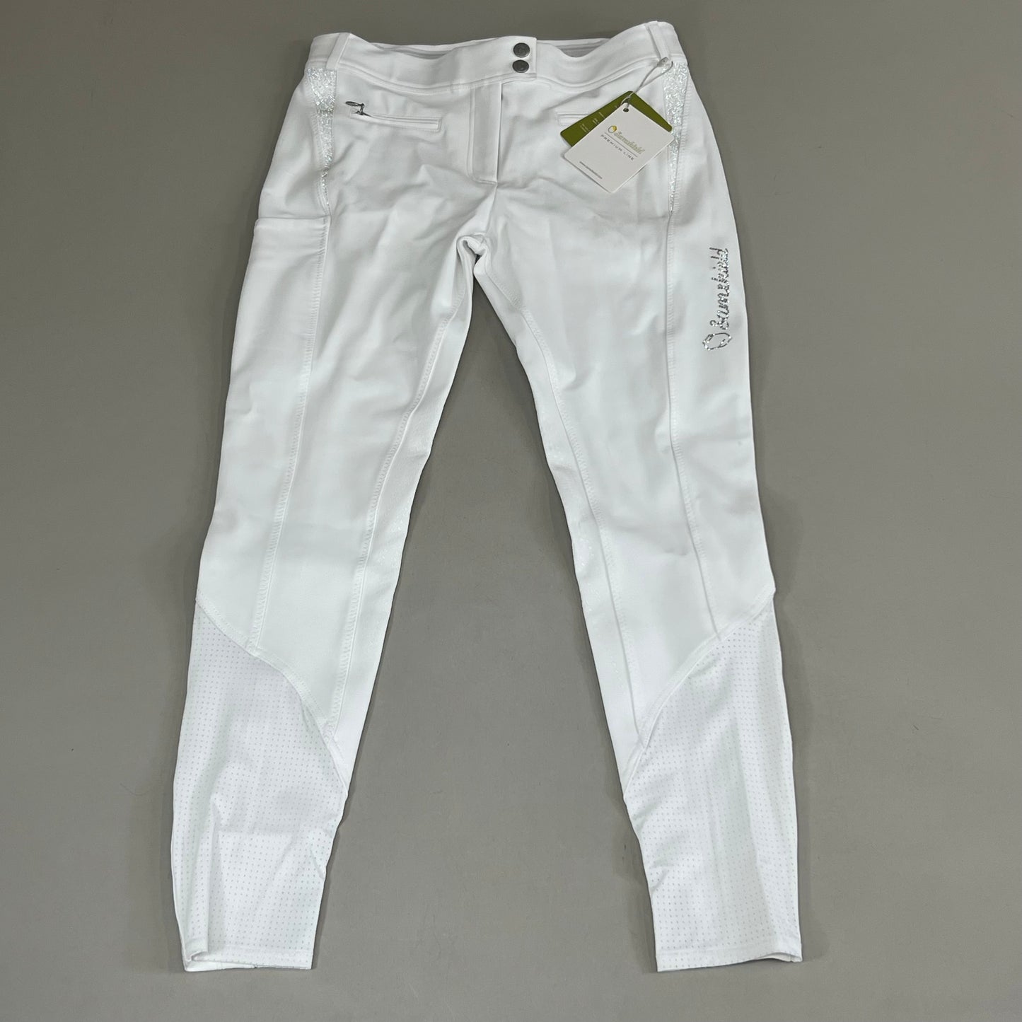 SAMSHIELD Omega Equestrian Pants Women's Sz US 26, UK 8, FR 36 White