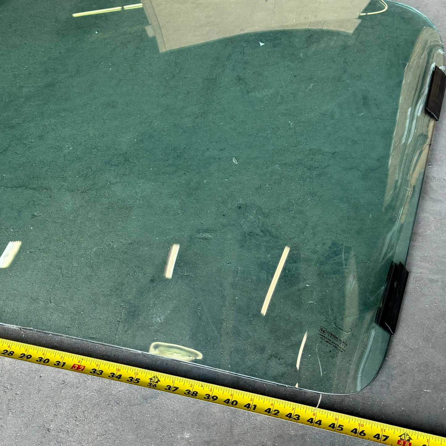 CUSTOM GLASS Laminated Safety Glass Model: AS-1 M65L1 DOT-1028