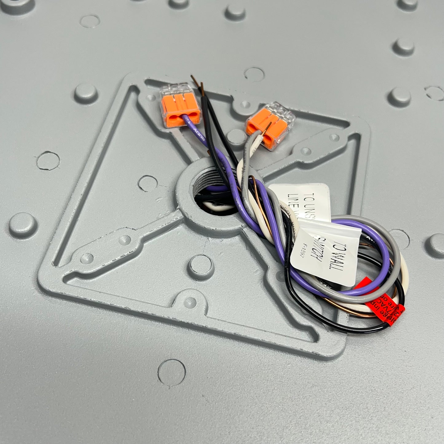 KENALL Millennium Round Light 17" Dia White MR17FL-PP-LG-25L-40K-DV-FS-LEL-SA