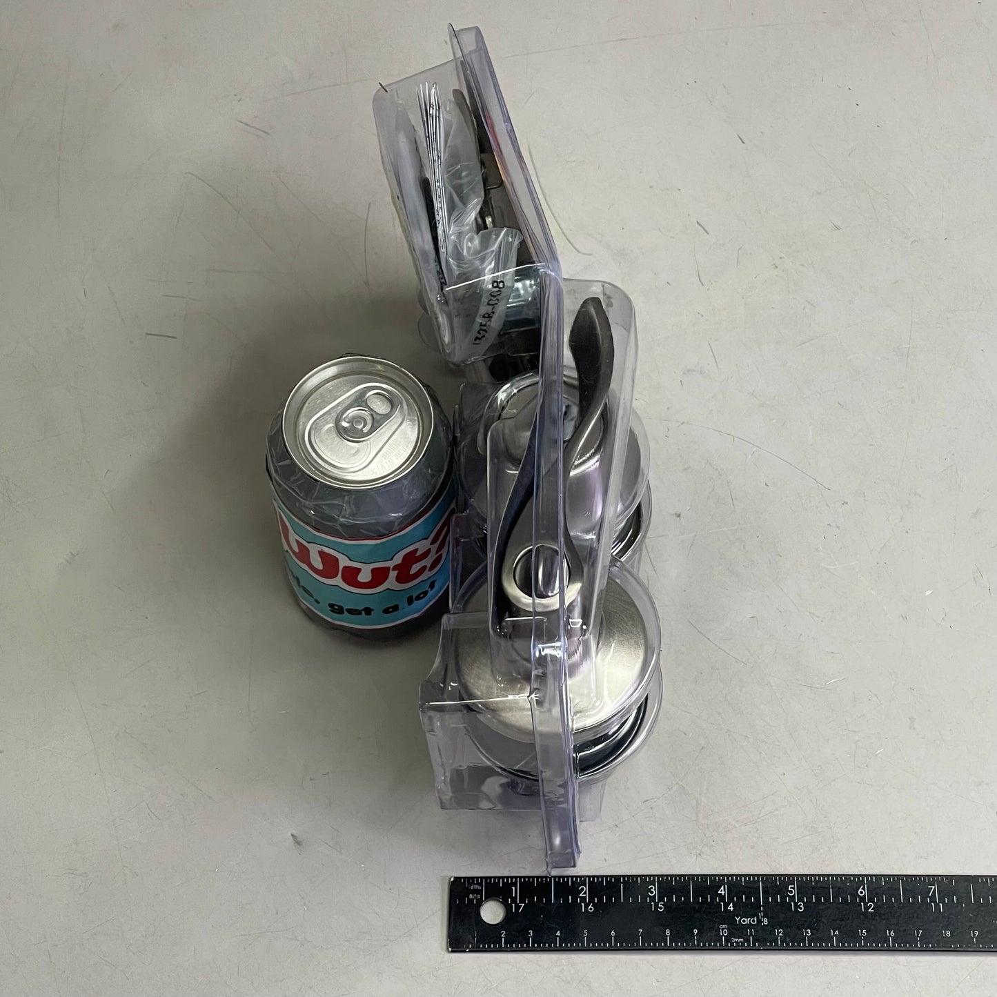 KWIKSET Balboa Entry Door Lever & Deadbolt 2-3/4" Satin Nickel 96900-420