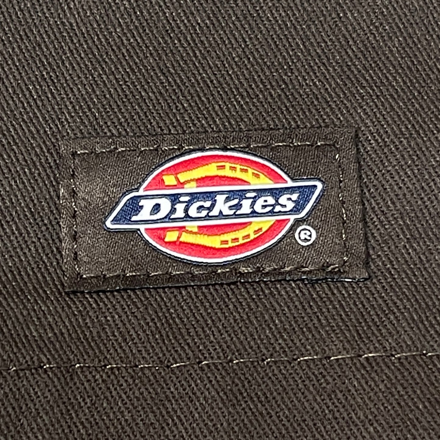 DICKIES Loose Fit Twill Work Shorts 13" Inseam Men's Sz 42 Dark Brown 42283DB