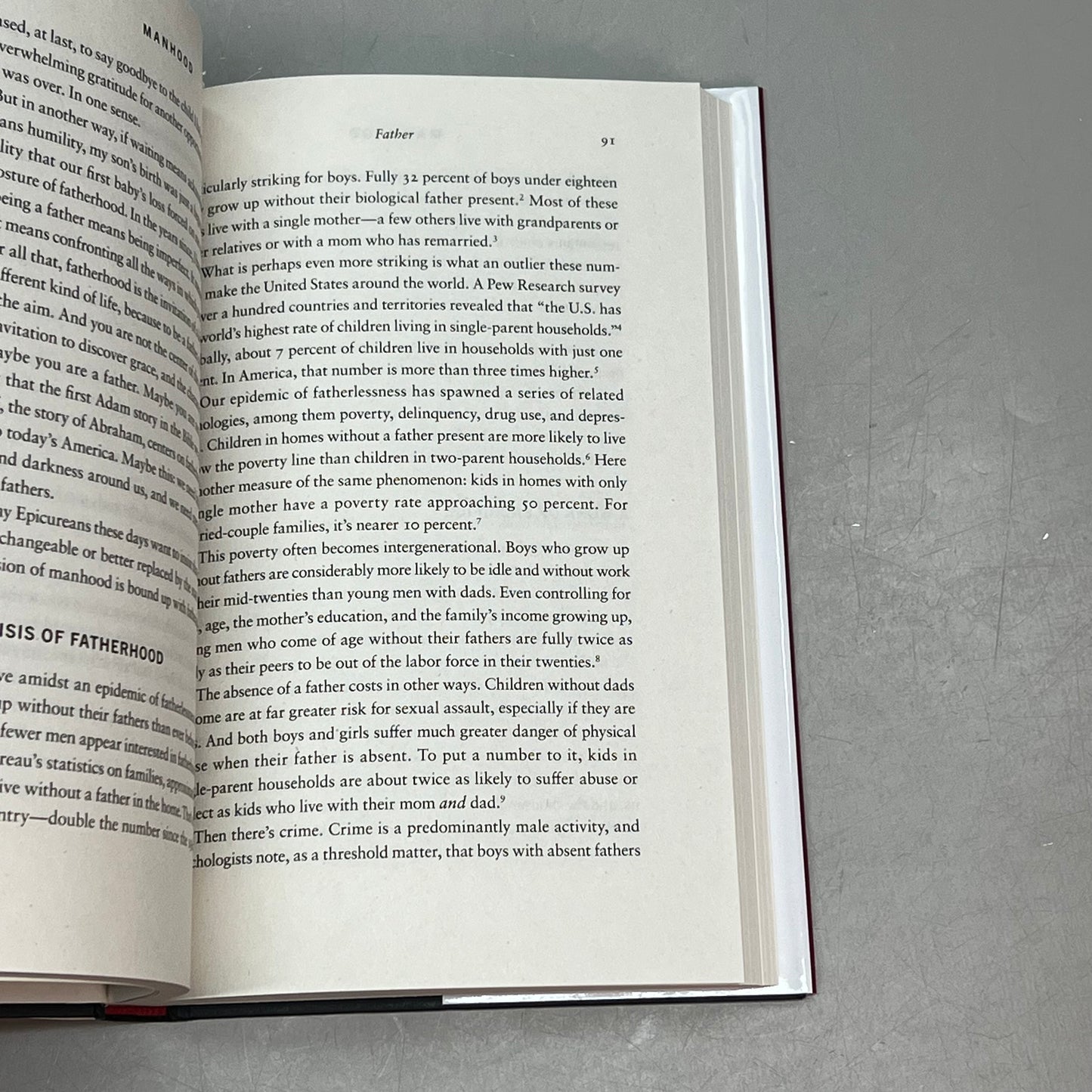 MAN HOOD The Masculine Virtues America Needs By Josh Hawley Hardback Book