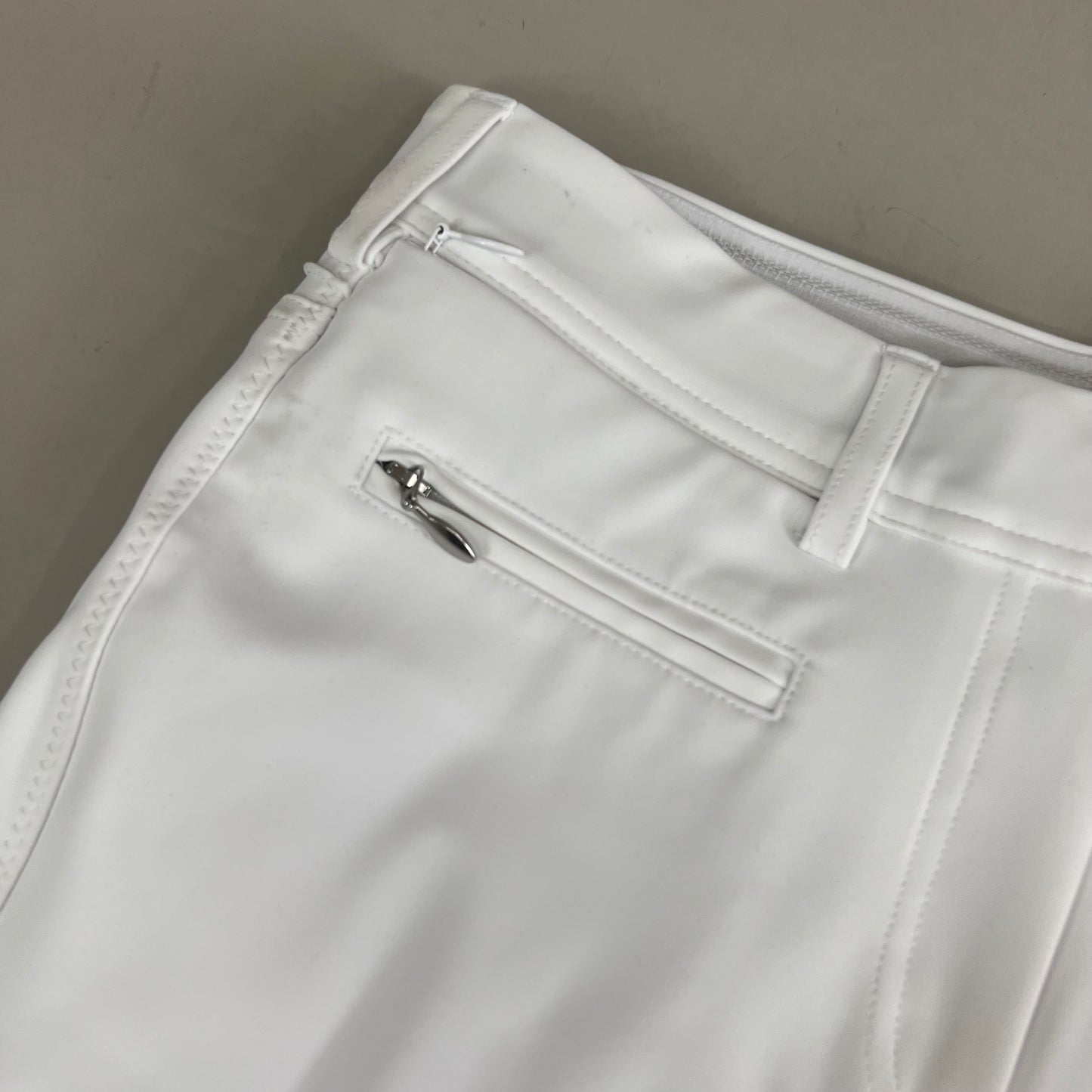 SAMSHIELD Adele Premium Equestrian Pants Women's Sz US 26, UK 8, FR 36 White