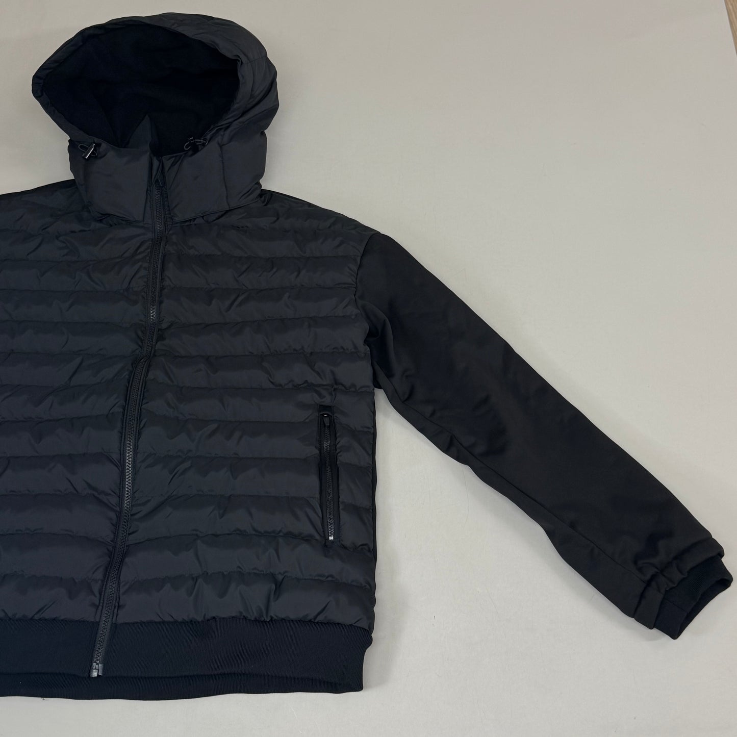 SAMSHIELD Sloane Equestrian Quilted Winter Coat Fleece Men's Sz L Black