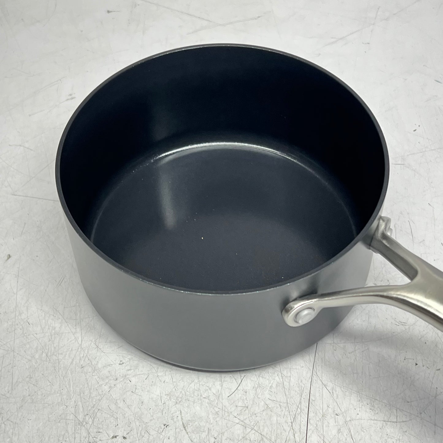 OXO (4 PIECE) Professional Ceramic Non-stick Sauce Pan Set 2.3qt - 1.7qt Black