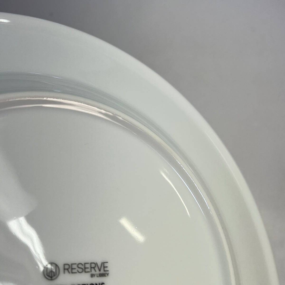 LIBBEY (SET OF 12) Reserve Reflections Porcelain Plate 12 1/4"  White 911194001
