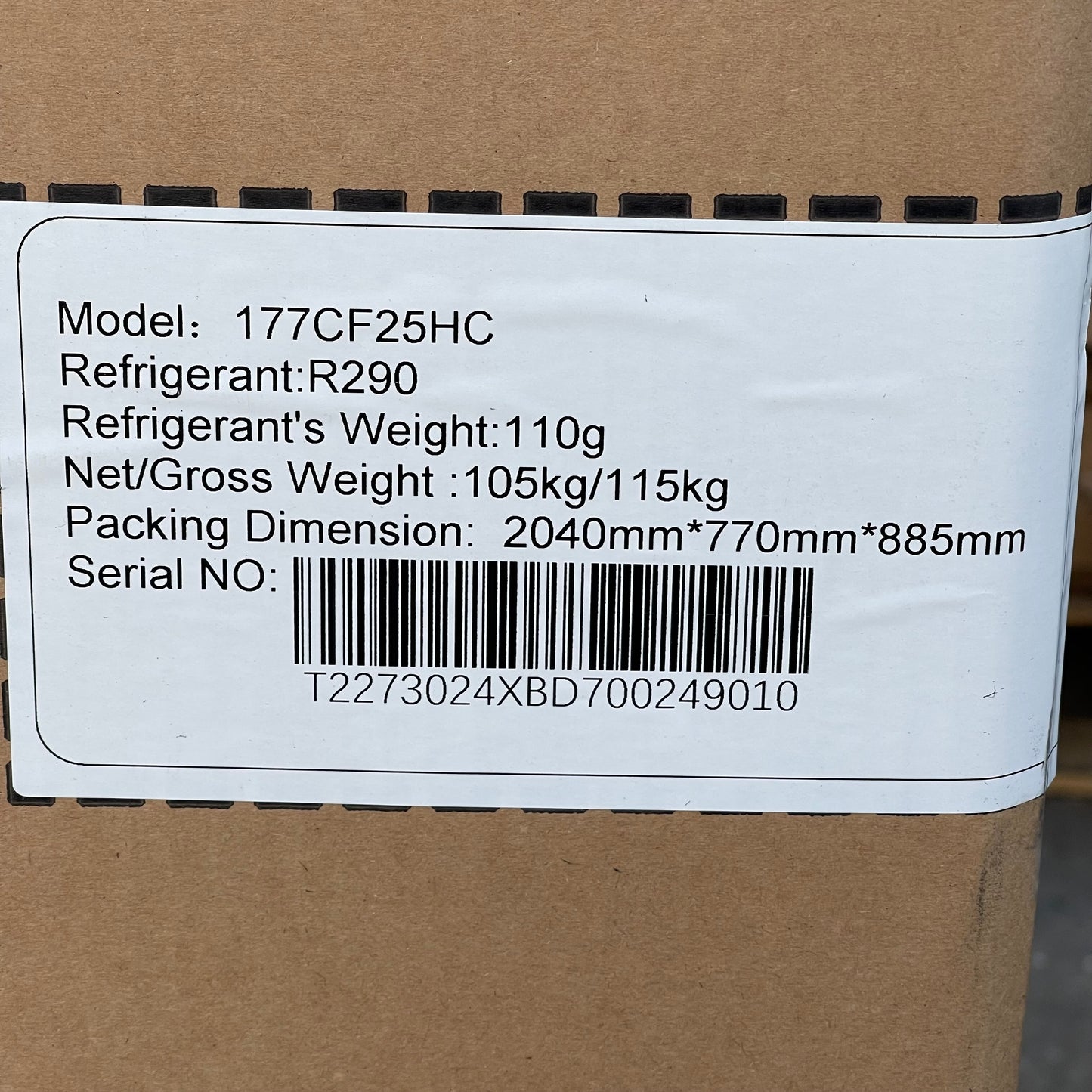 GALAXY Commercial Chest Freezer 78”x32”x27” White 177CF25HC