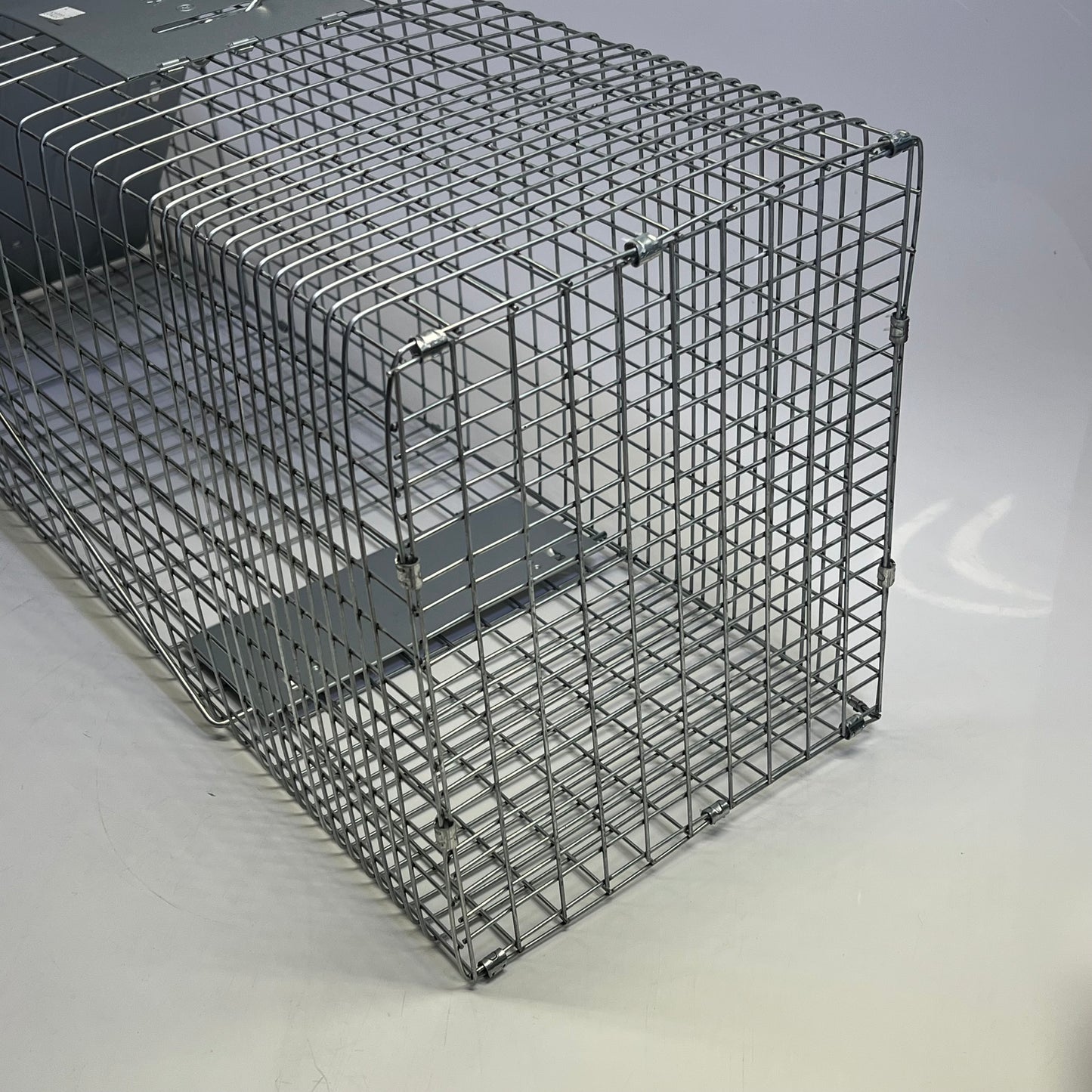 ZA@ HAVAHART All Metal One-Door Trap For Feral Cat Or Small Animals Grey 1079SR C