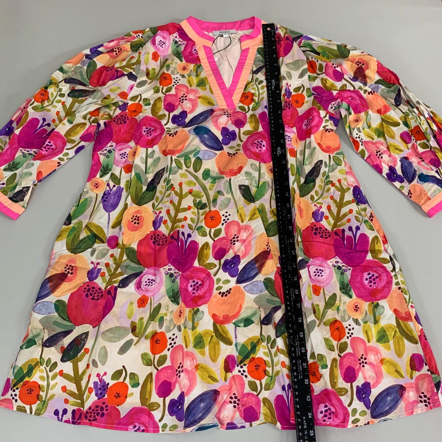 AVARA Grace Dress Women's Sz L Floral 14707-4