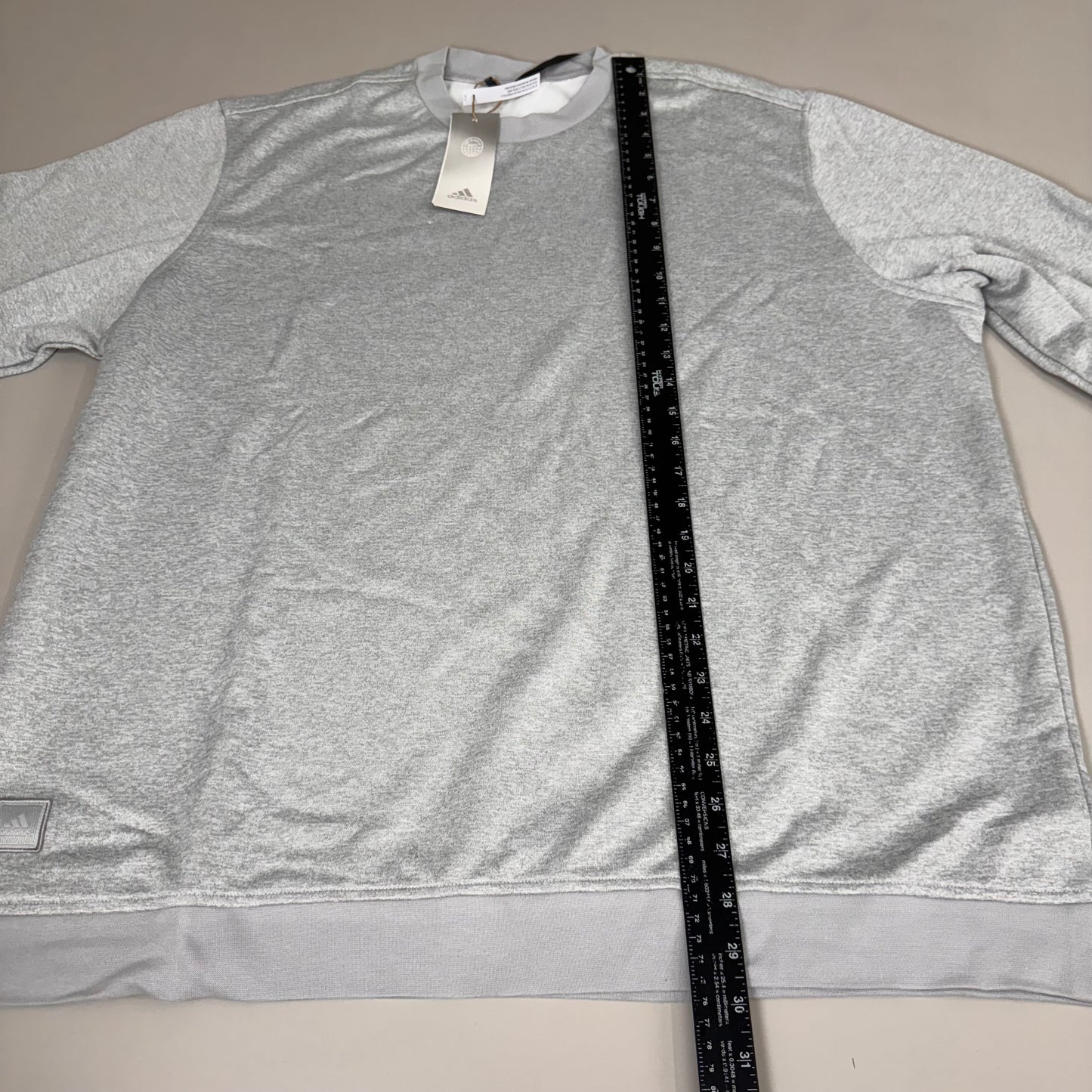 ADIDAS Men's Go-To Crewneck Golf Sweatshirt Sz-2XL Grey HG8833