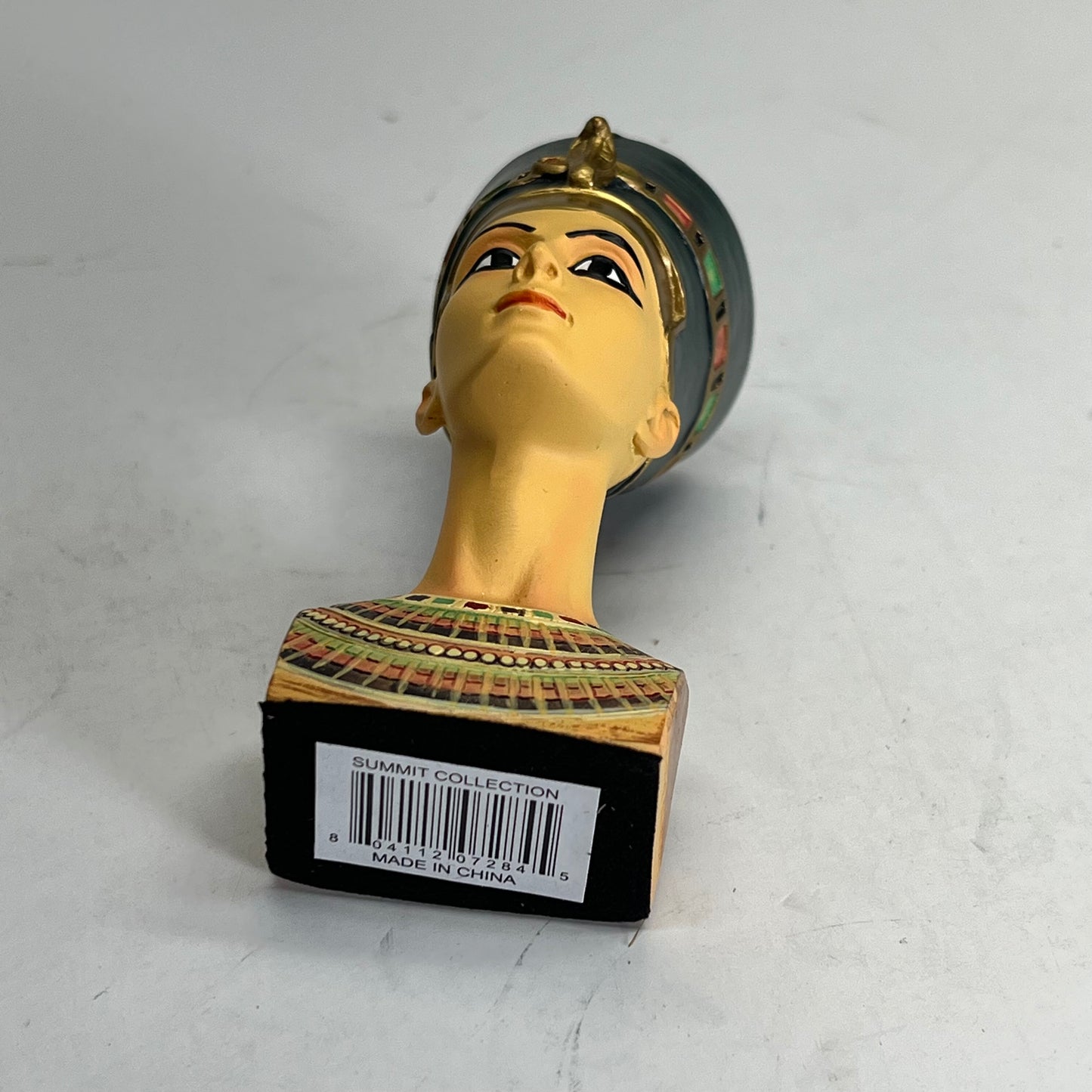 SUMMIT COLLECTION Ancient Egypt Queen Nefertiti Bust Hand Painted Weegyptian 4"