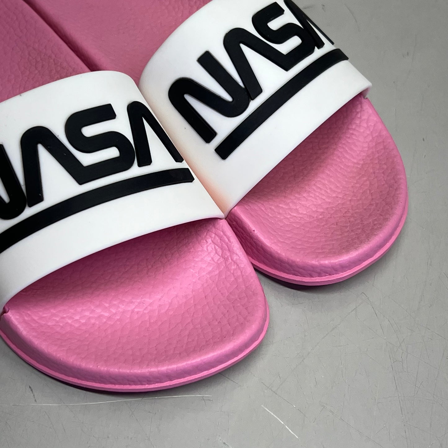 NASA Lightweight Slip-On Crater-G Sandal Slide Women's UK 3M US 5 Pink/White