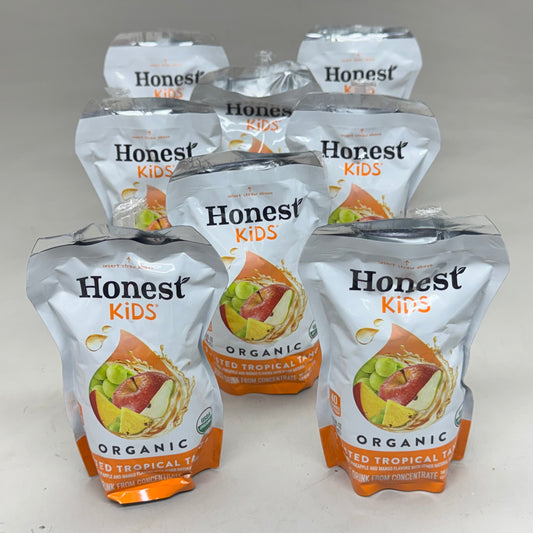 HONEST KIDS (8 PACK) Natural Pineapple and Mango Flavored Juice Pouches BB 02/25