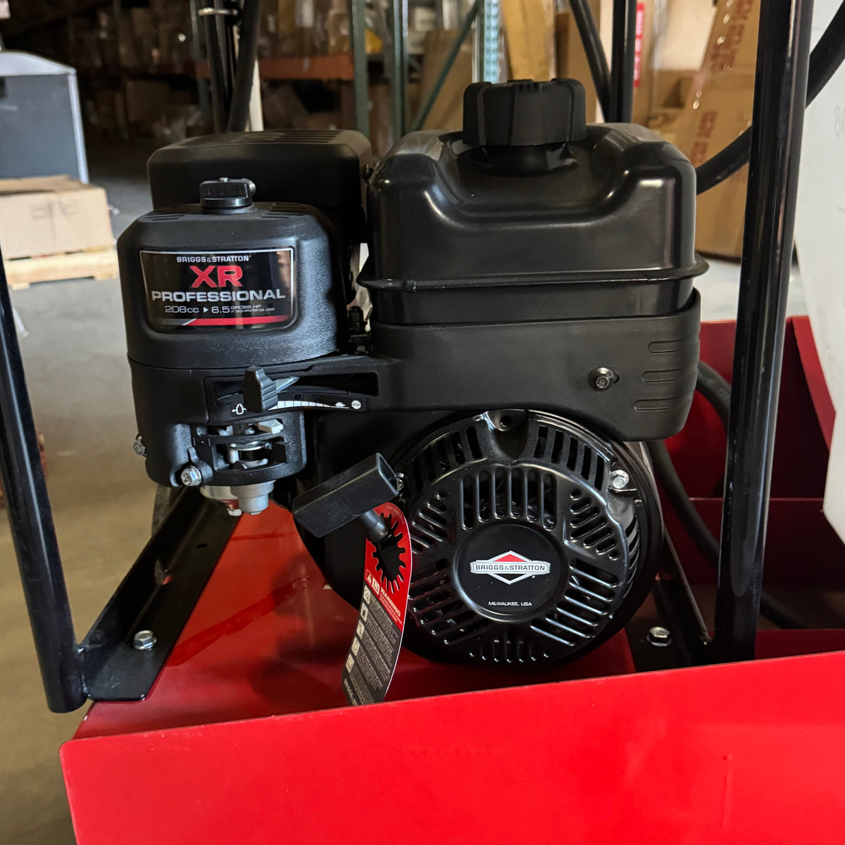 FIMCO 200 Gal. Skid Sprayer Gas 8 Roller Pump - 300' Hose Hand Reel Sz 48.5"L x 38"W x 75.75"H, White LSS-280