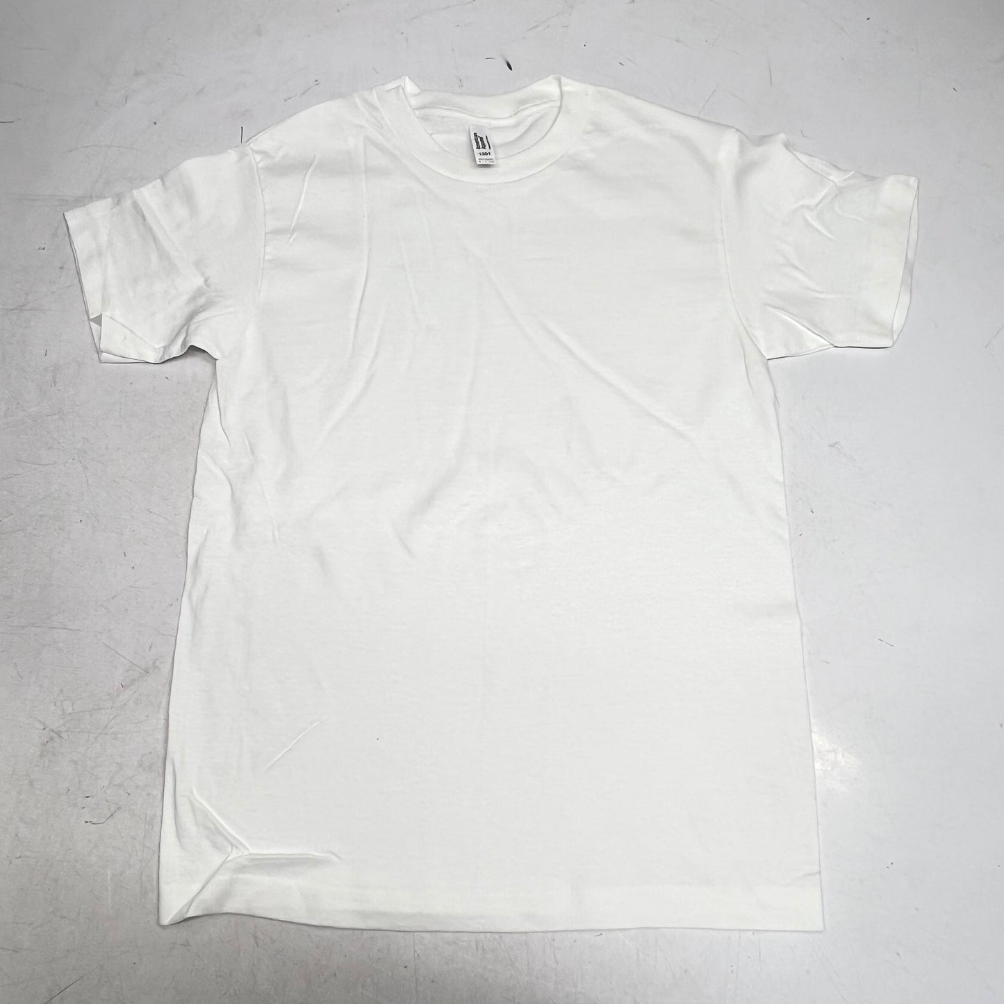 ZA@ AMERICAN APPAREL (12 PACK) Heavyweight Cotton Tee  Men's Sz S White 1301