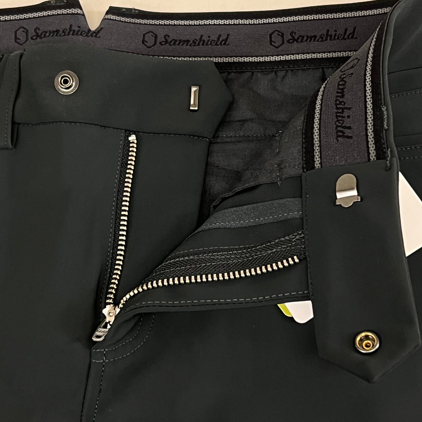 SAMSHIELD Macreu Equestrian Men's Pants Sz US 32, UK 30, FR 42 Moonless Night Black