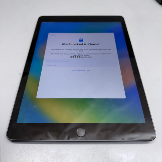 ZA@ APPLE iPad with iCloud Grey Aluminum (Account Locked for Parts)