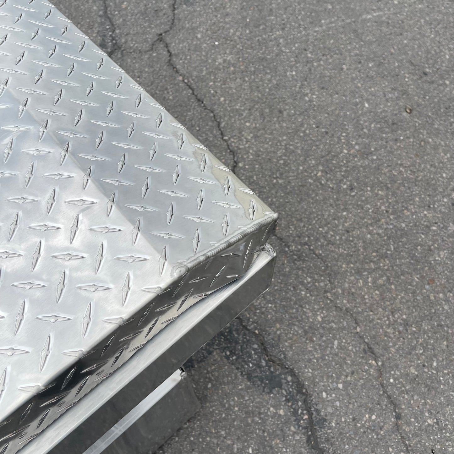 ZA@ WEATHER GUARD Saddle Box, 15 cubic ft, Aluminum 123-0-04