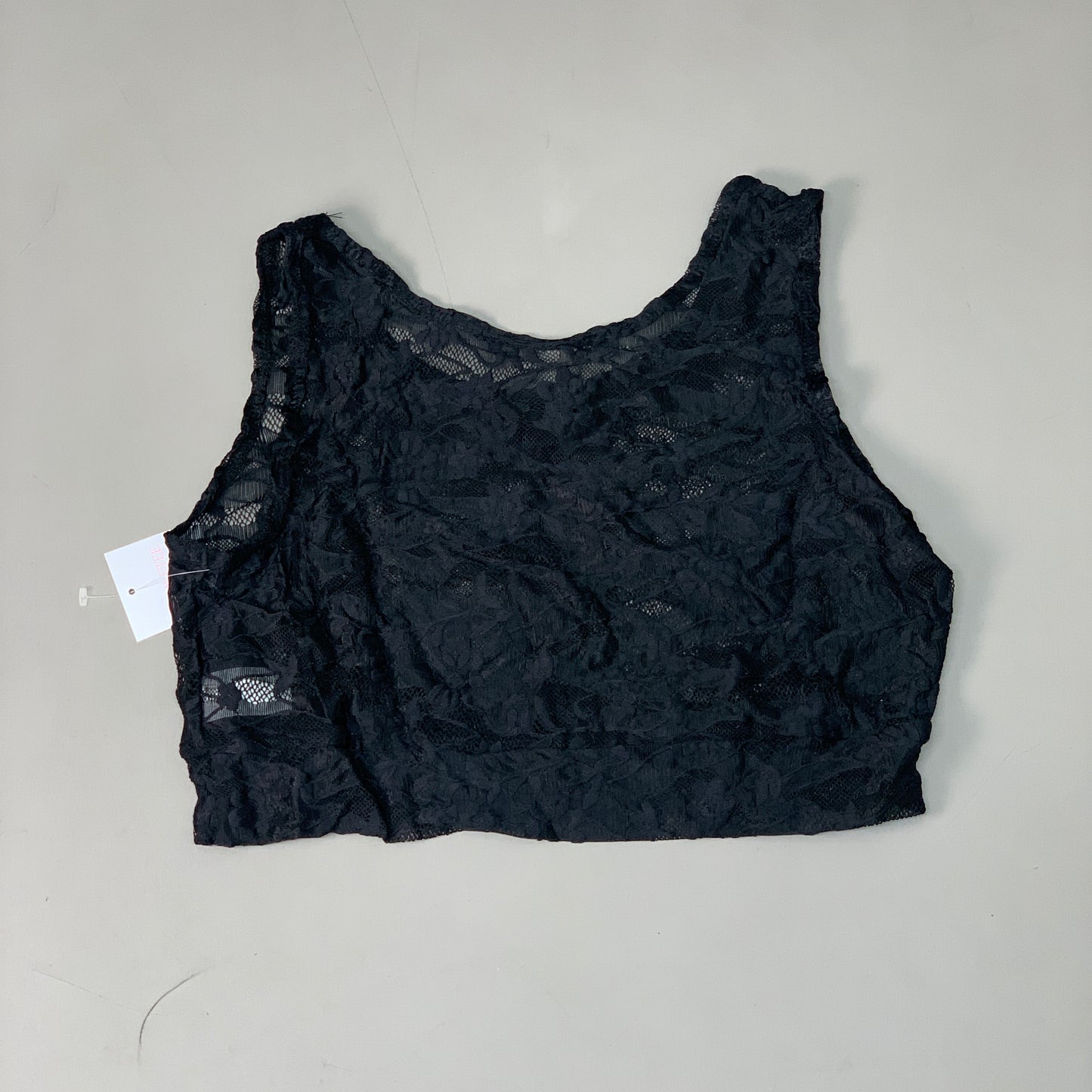 HALFTEE Full Lace Tank Nylon & Spandex Blend Floral Black M (23)