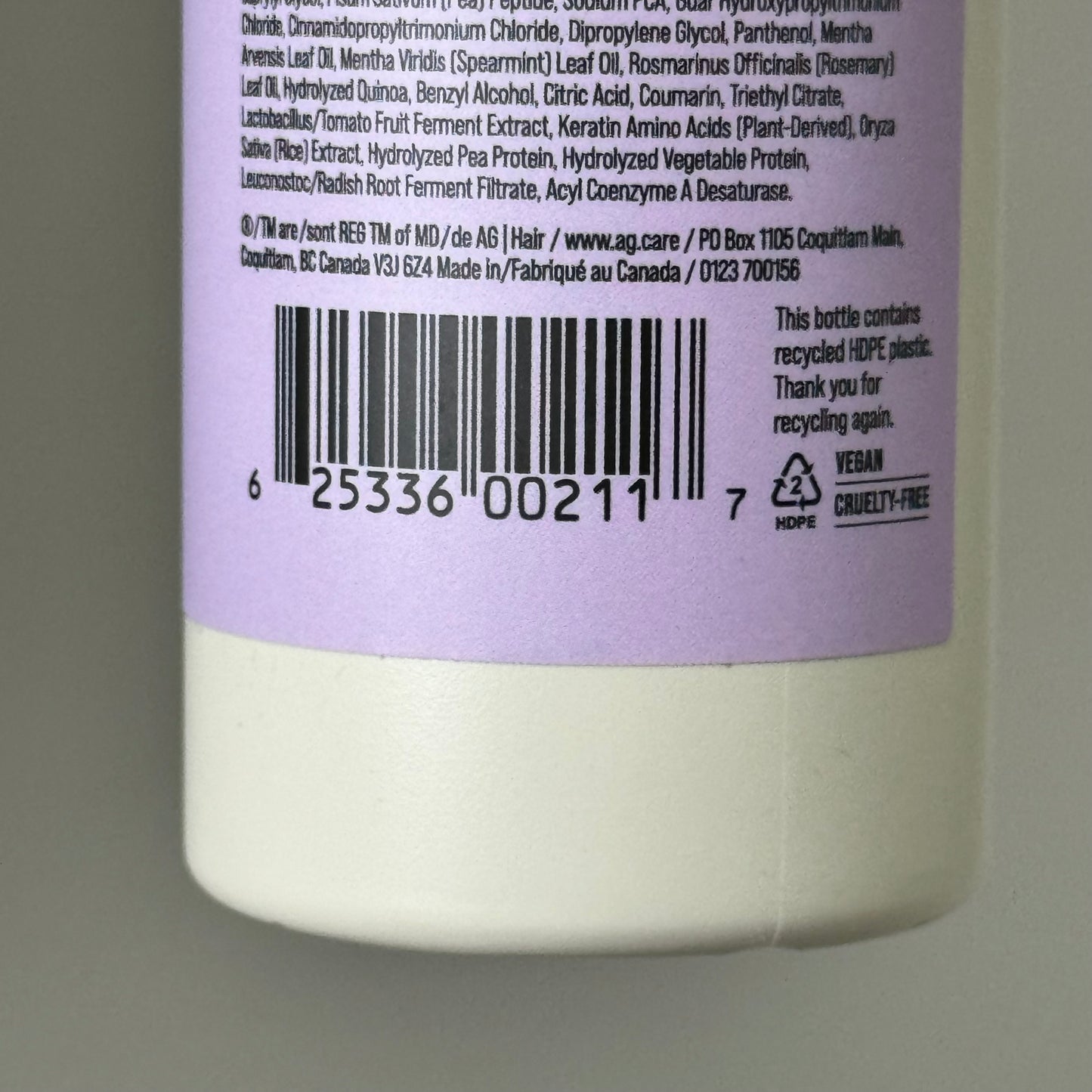 AG CARE Curl Thrive Hydrating Defining Conditioner Silicone-Free 8 fl oz 100122