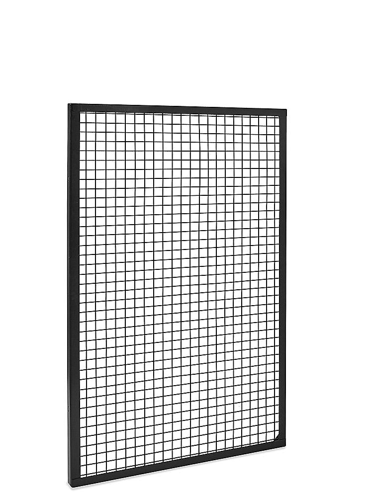 Z@ SAF-T-FENCE Wire Fence Panel 94”x58” Jet Black RAL9005 (AS-IS)