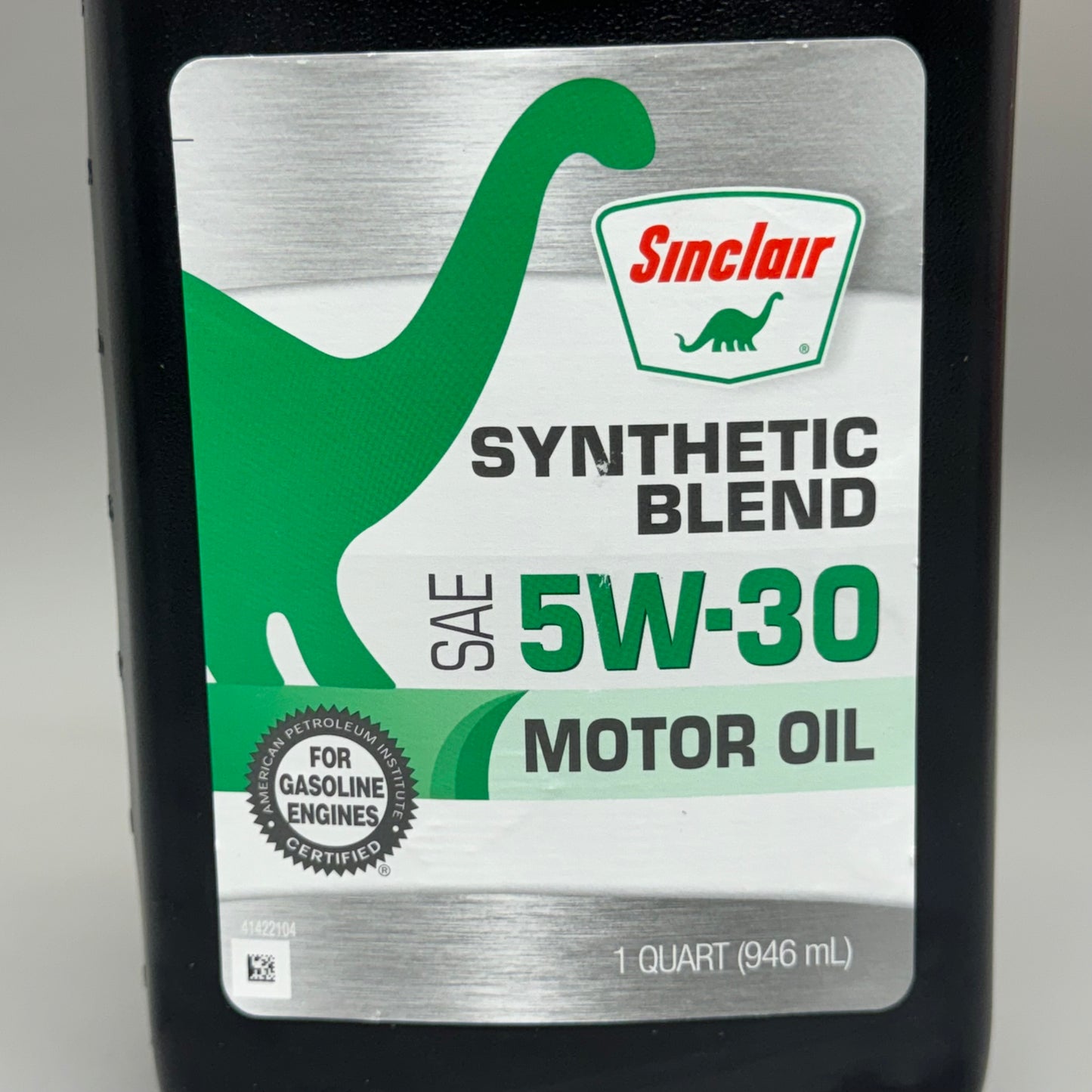 SINCLAIR (6 PACK) Synthetic Blend SAE 5W-30 1QT 9” x 4” x 2” (New, No Box)