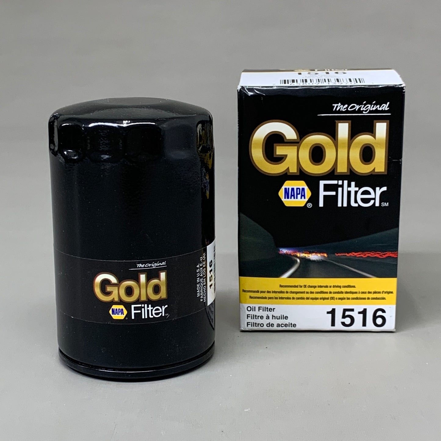 NAPA The Original Gold Oil Filter for AMC, Audi, & Bobcat Loader 1516