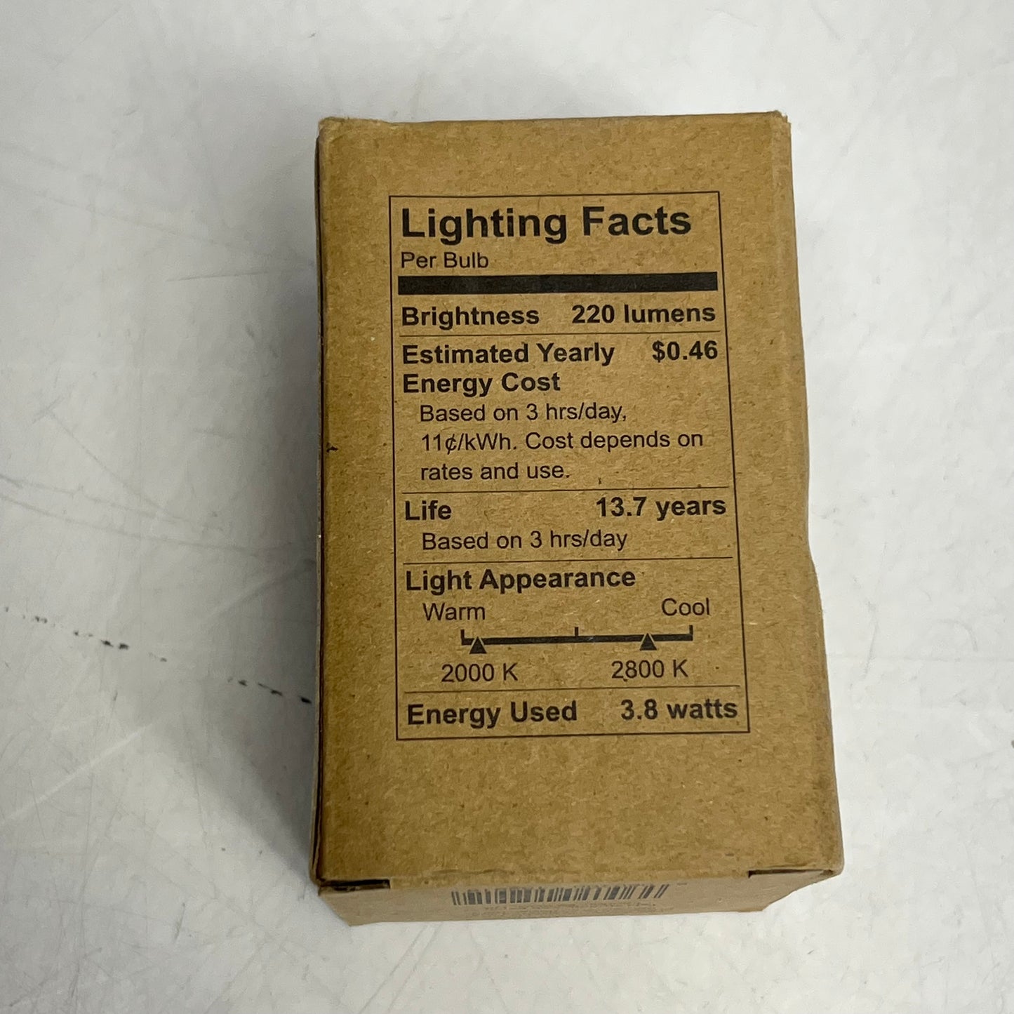 TALA (2 PACK) Sphere I Led Bulb  E26 220 Lumens 3.8W  Dim To Warm Matte White