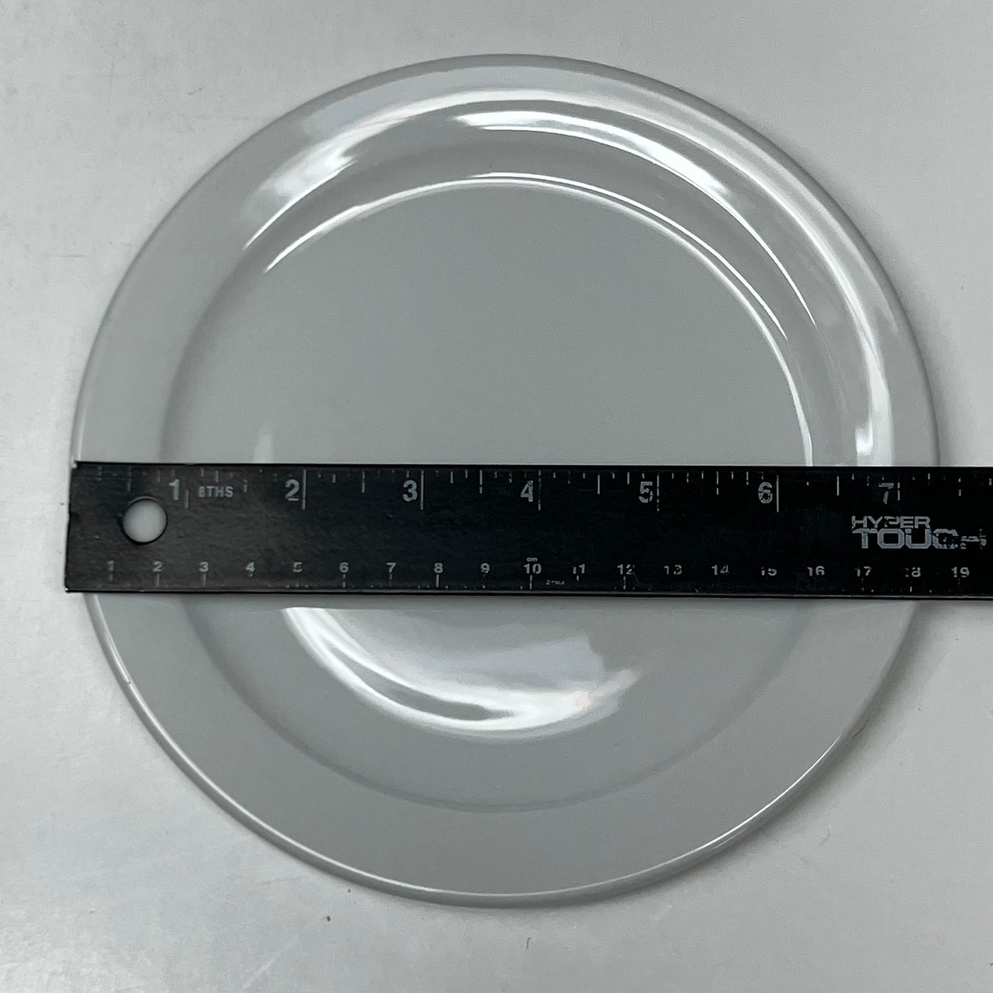 ONEIDA LTD (36 PACK) Commercial Grade Bright White Ceramic Plates - 7 1/4" Round F8020000127