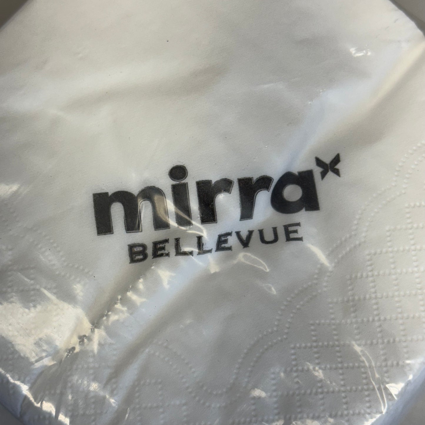 ZA@ MIRRA BELLEVUE Cocktail White Napkins (48 Pack of 100) Sz 5.5”Lx5.5”Wx3.5”H (New)