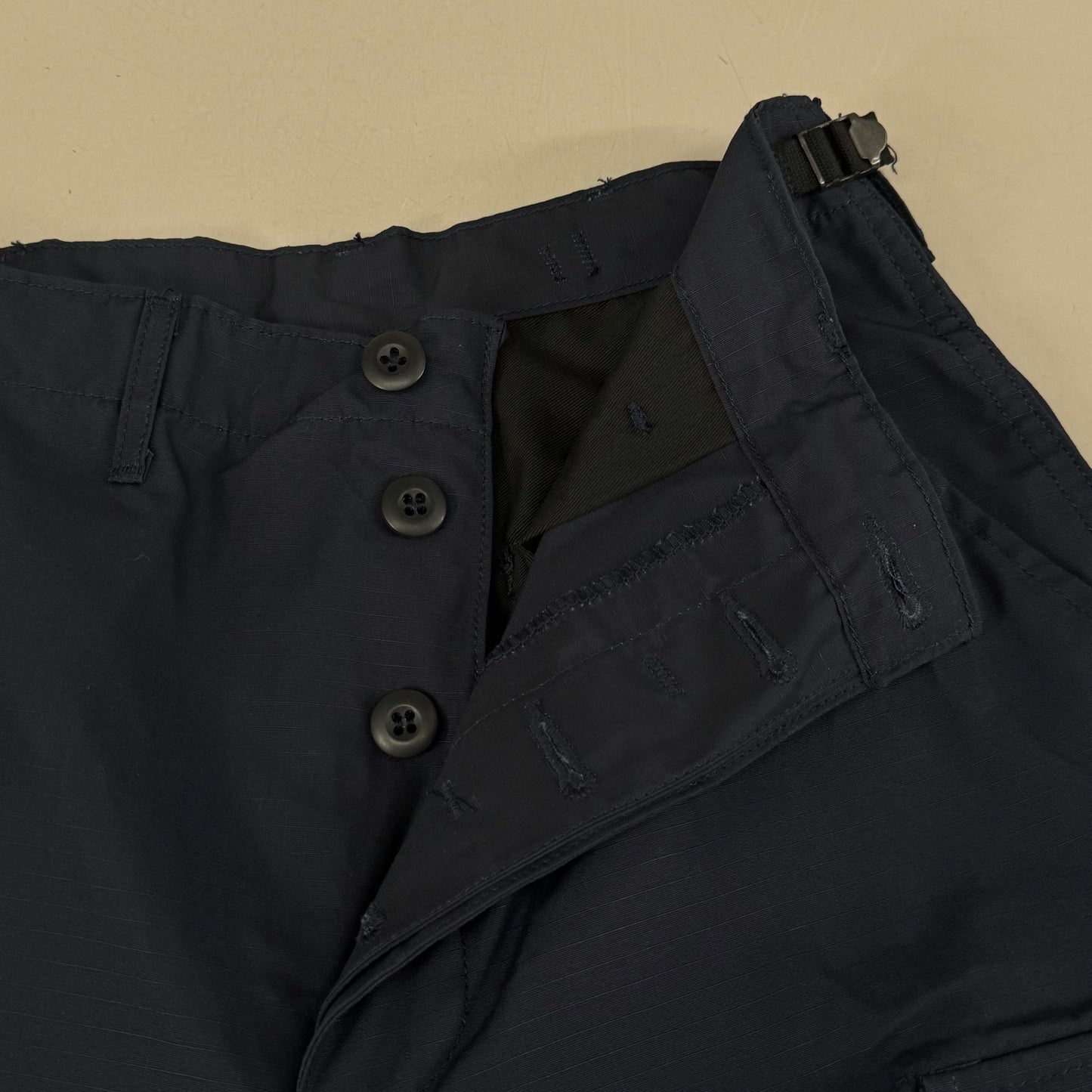 PROPPER BDU Trousers Button Fly 100% Cotton Women's SZ S Navy Blue 788029380203