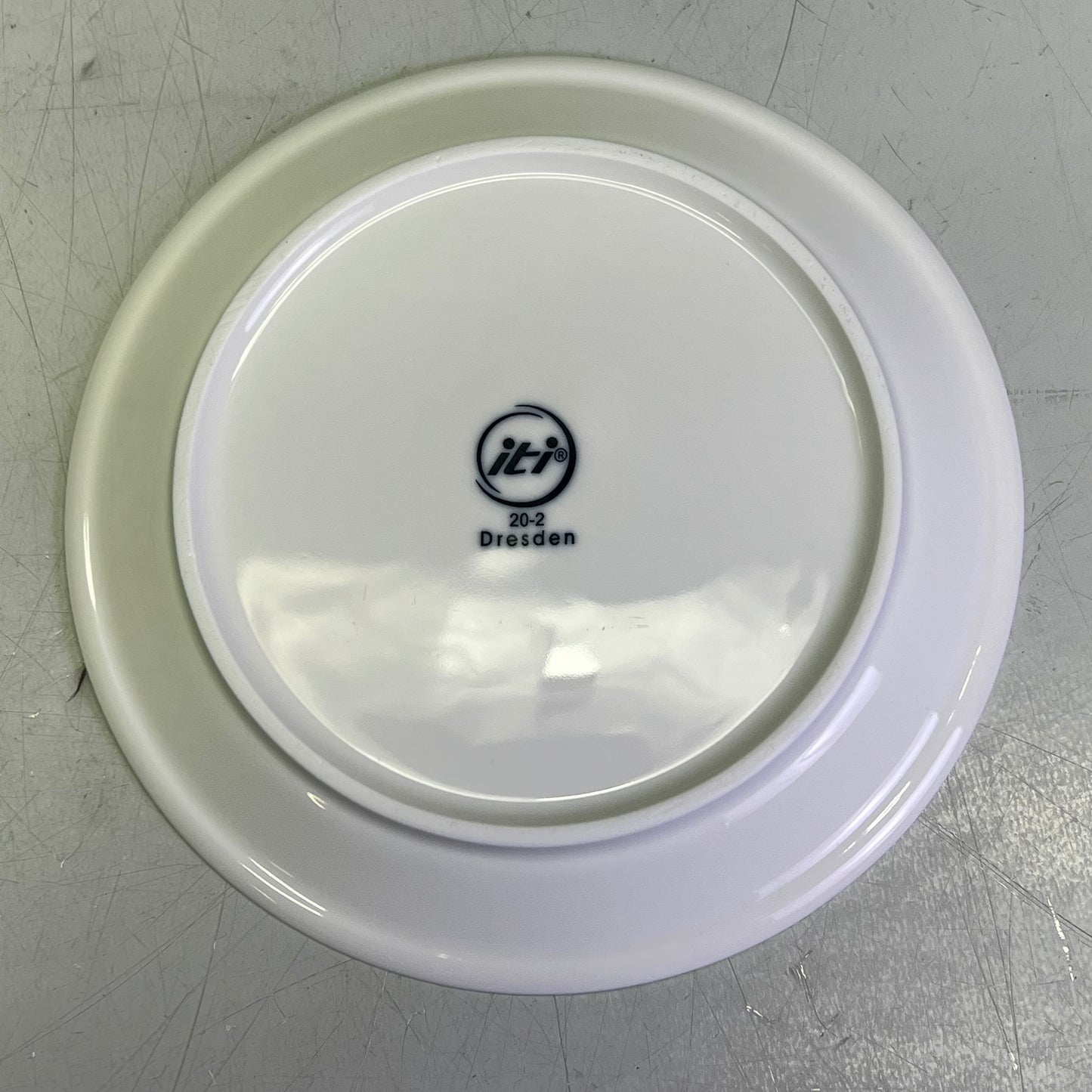 ZA@ ITI (6 PACK) Porcelain Dinnerware Round Dresden Plate 6 1/4" Bright White IDRN-6