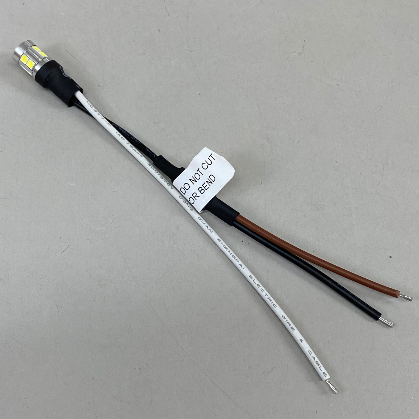 BLUE OX (10 PACK, 1 Box) Tail Light LED Bulbs/Socket Kit Clear BX88270