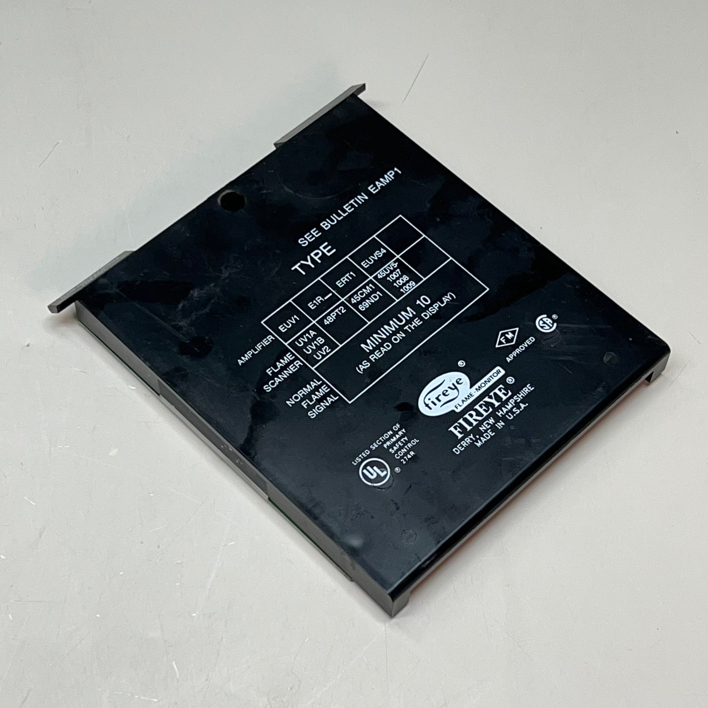 FIREYE Flame Amplifier Module For Monitor System EUV1